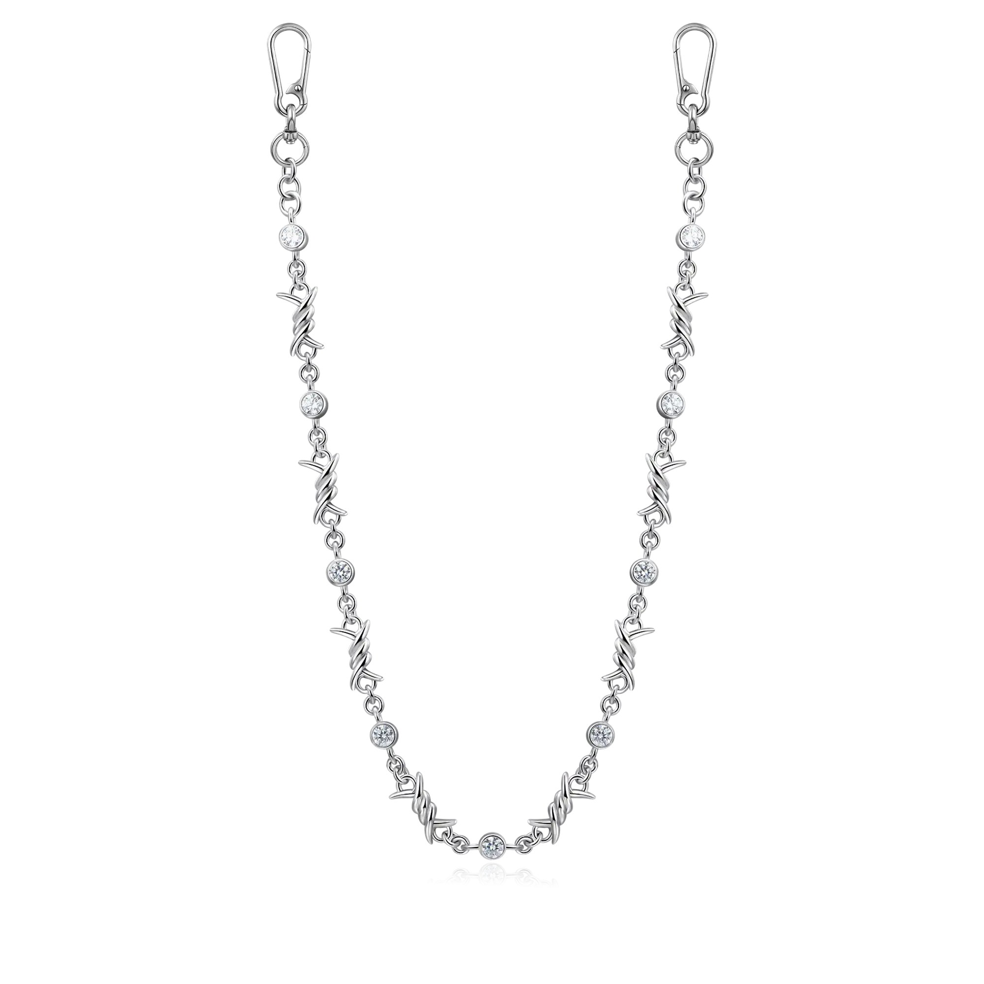 Thorned Brilliance Chain & Wallet Chain