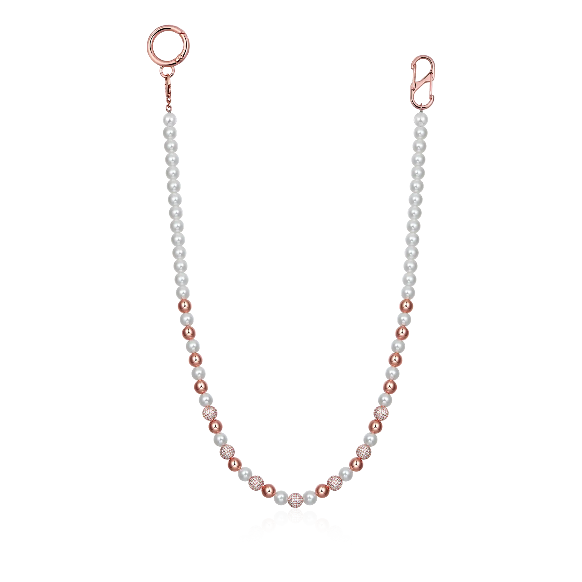 Trove Orbit Pearl Wallet Chain - 8mm