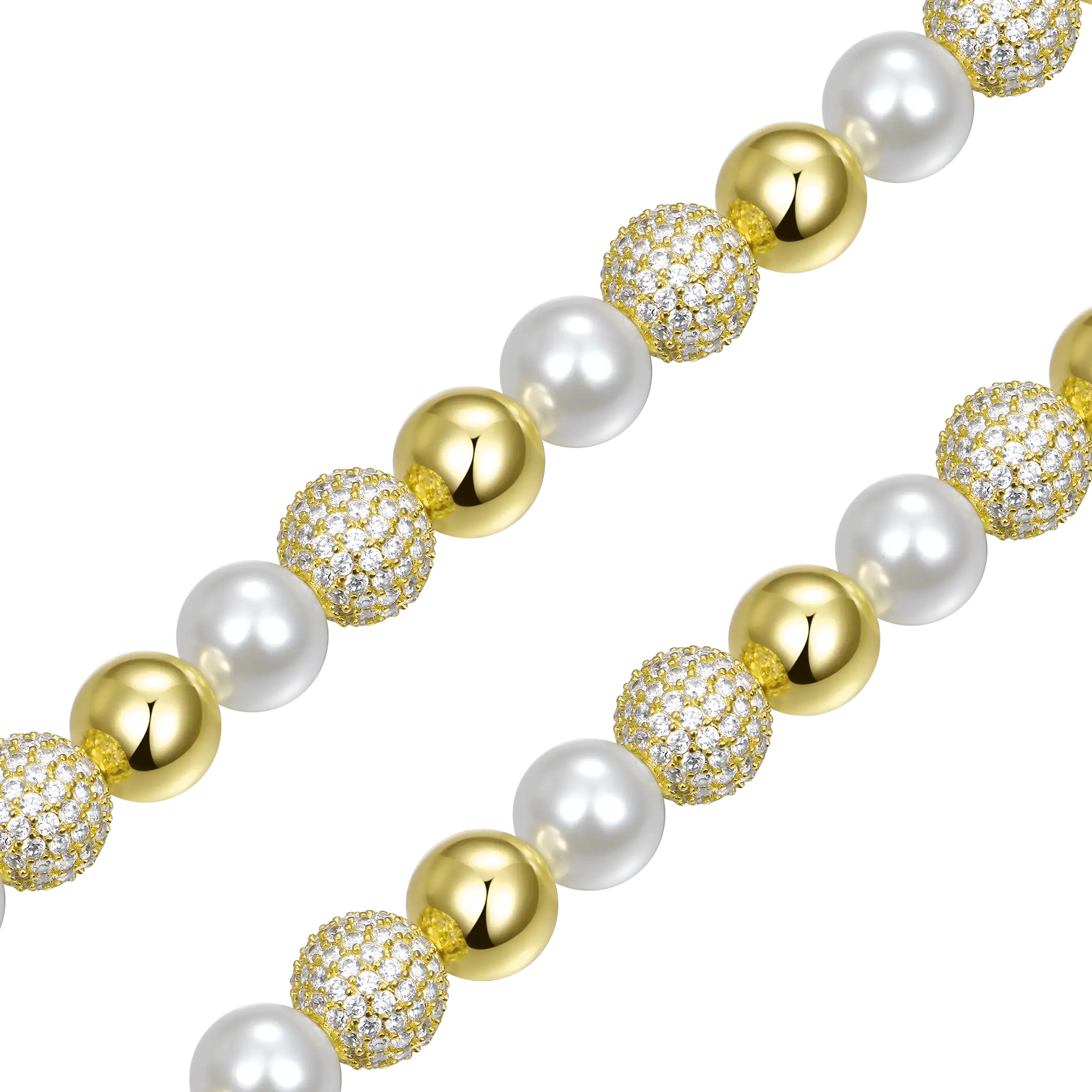 Trove Orbit Pearl Wallet Chain - 8mm