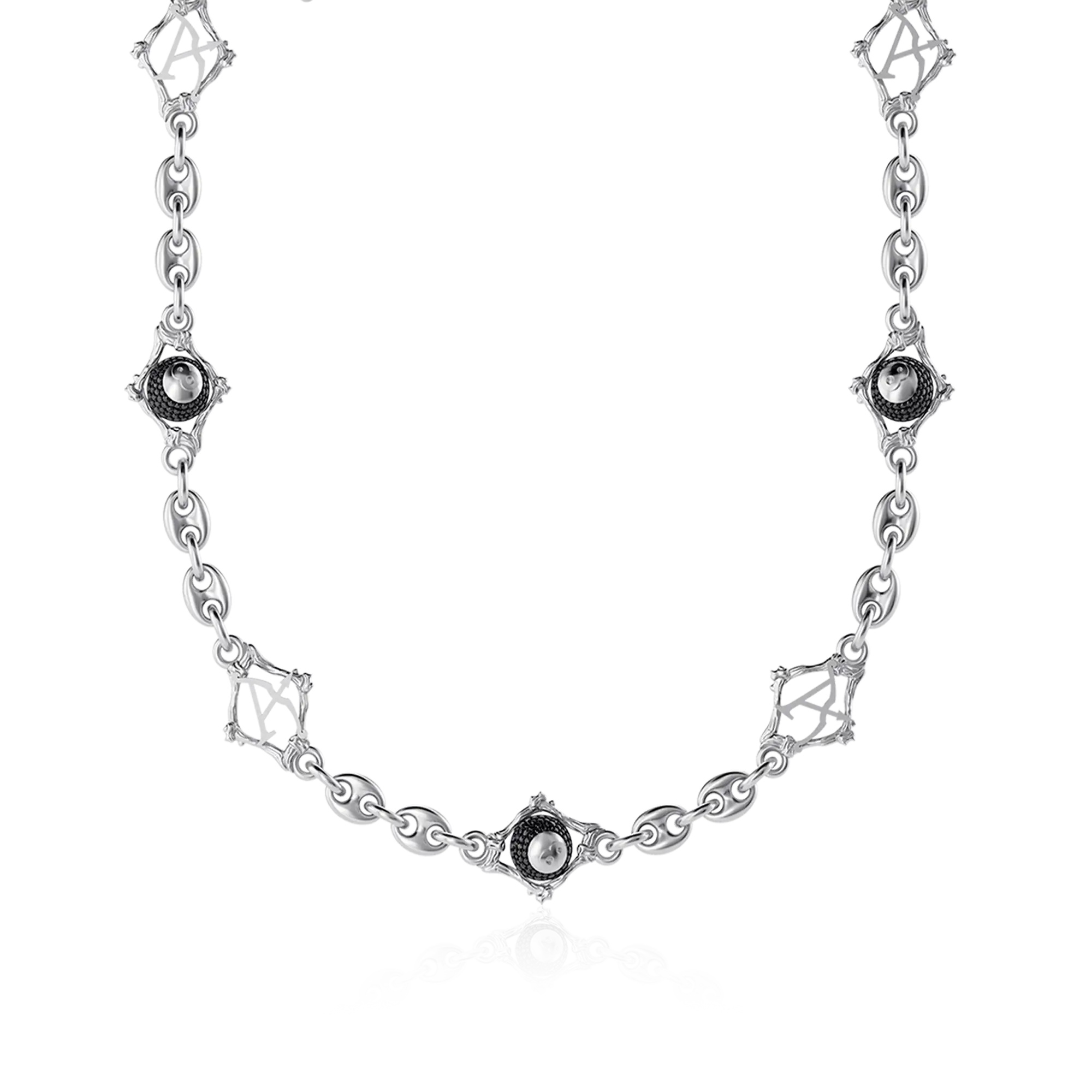 Magia Moissanite "8" Cadena de billetera de bola
