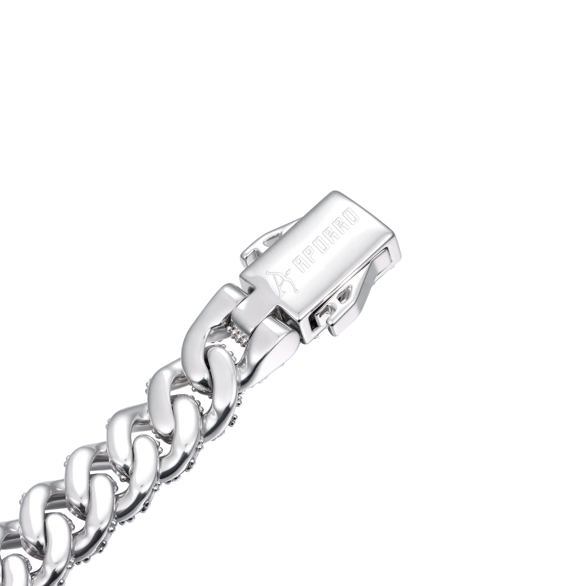 Moissanite Micro Round Cut Cuban Link Chain - 8mm
