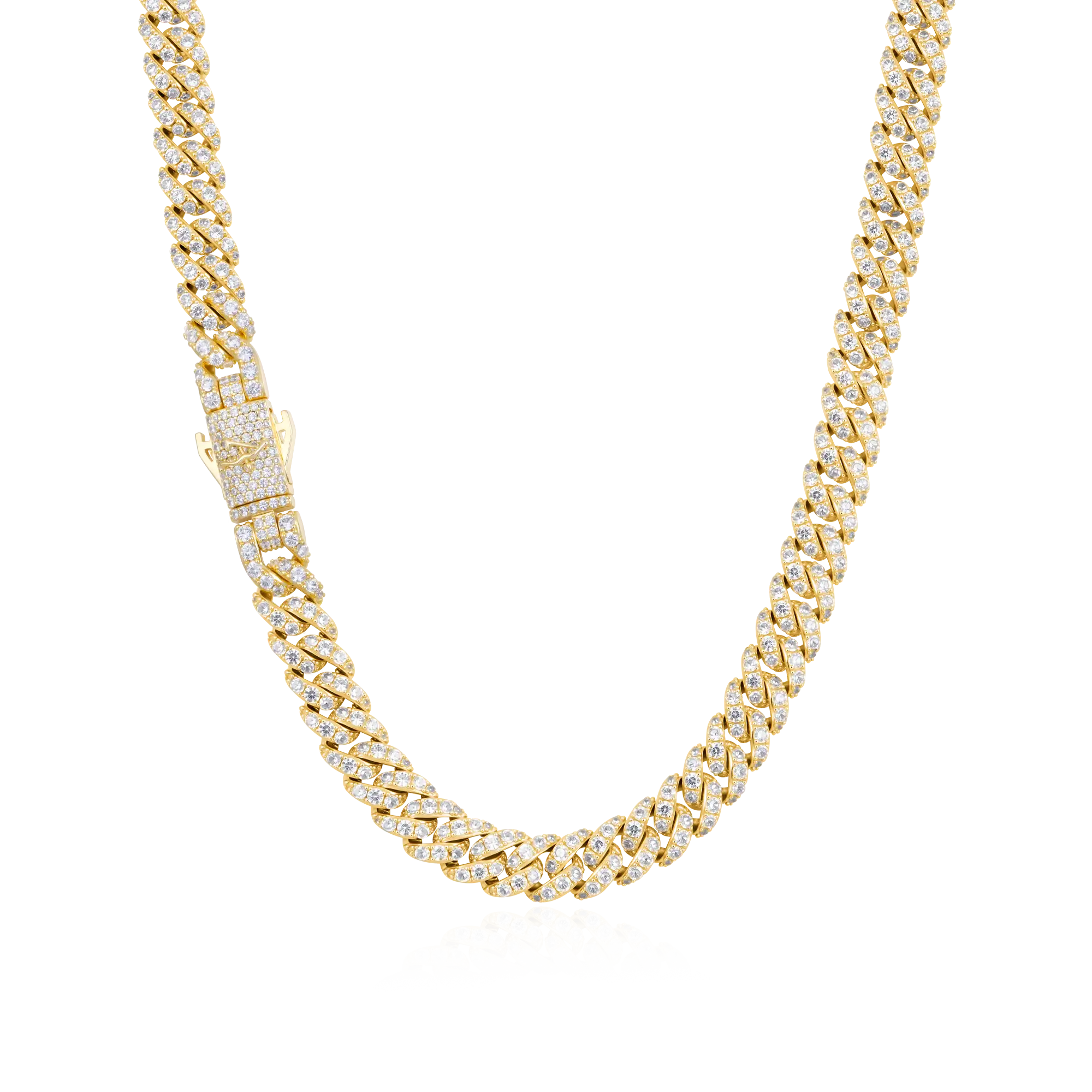 Round Cut Cuban Link Chain - 8mm