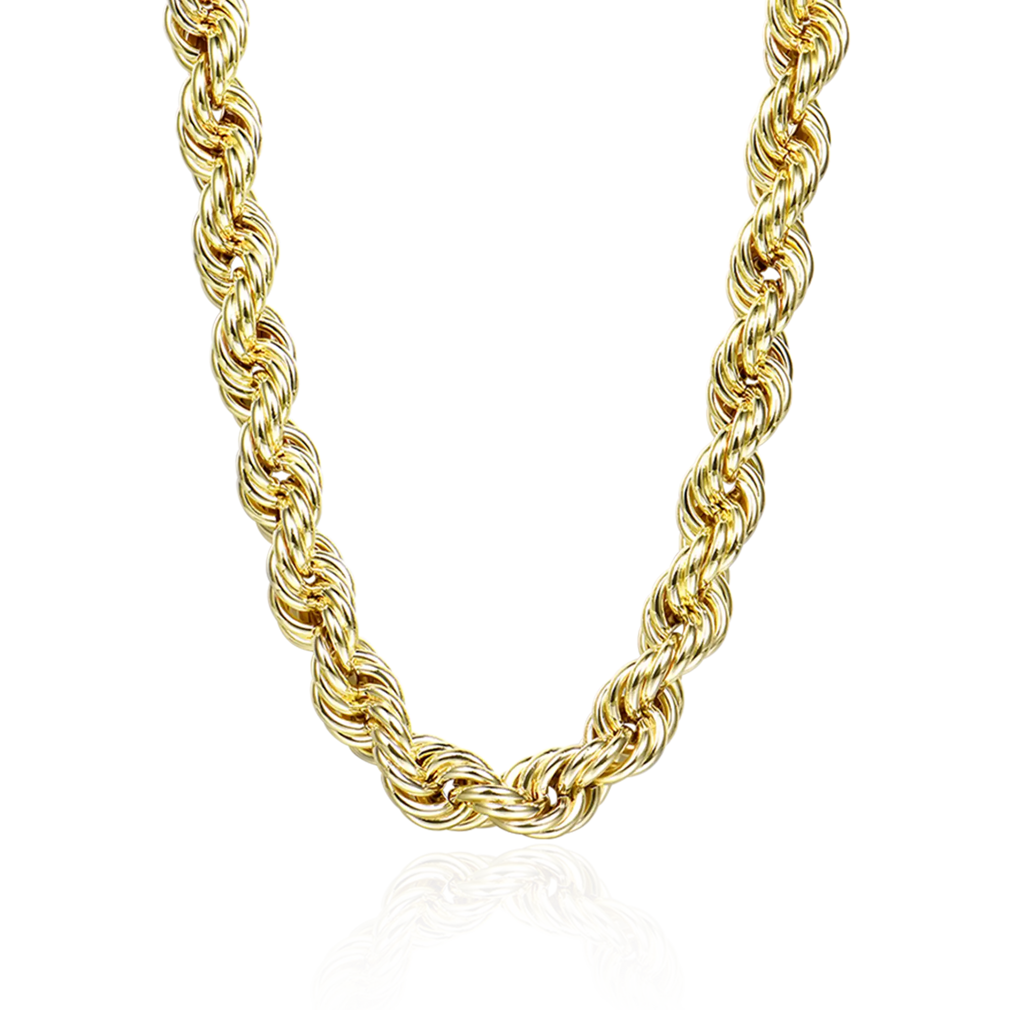 14K Gold Men's Dookie Rope Wallet Chain Pants Chain Key Chain