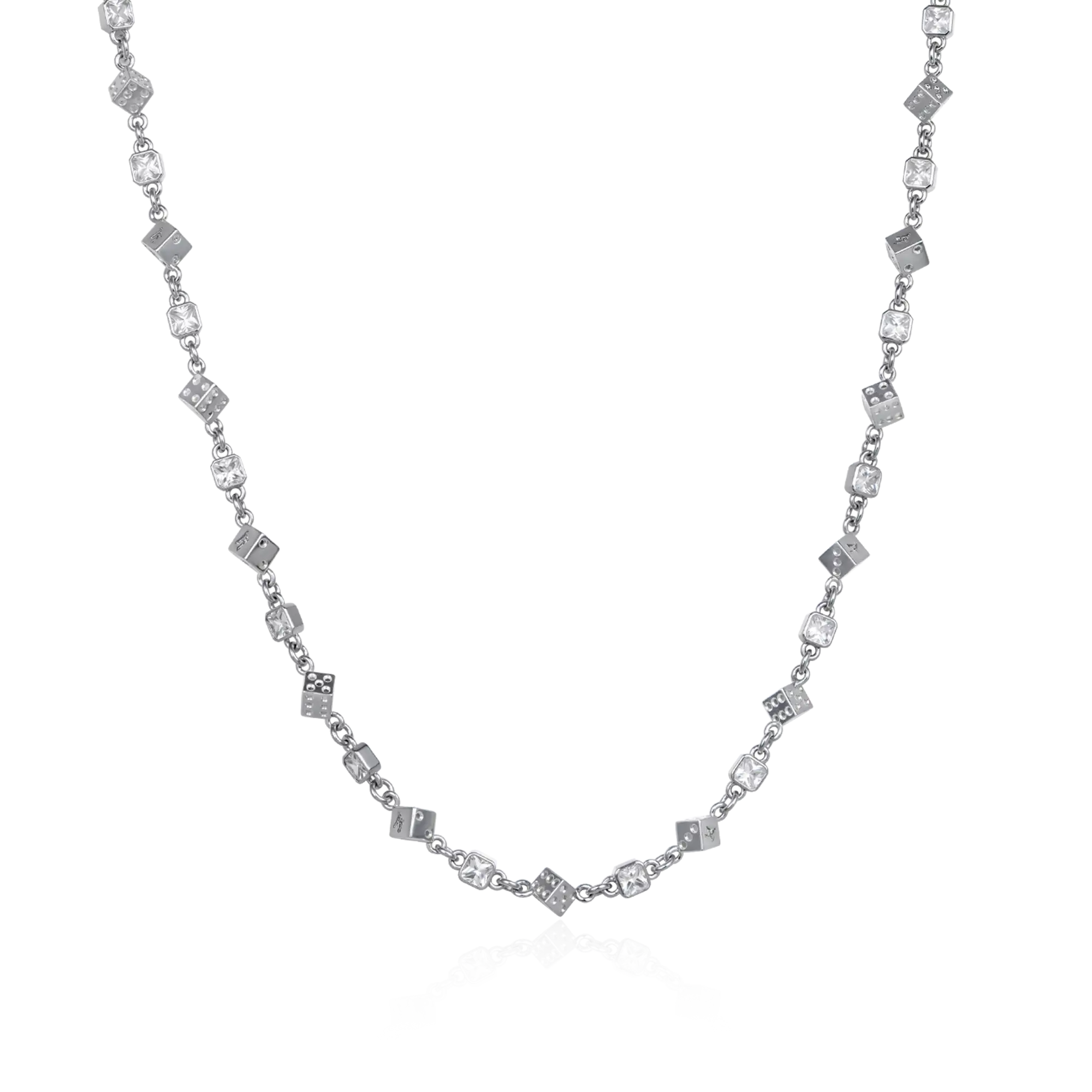 Moissanite Icon Dice Wallet Chain