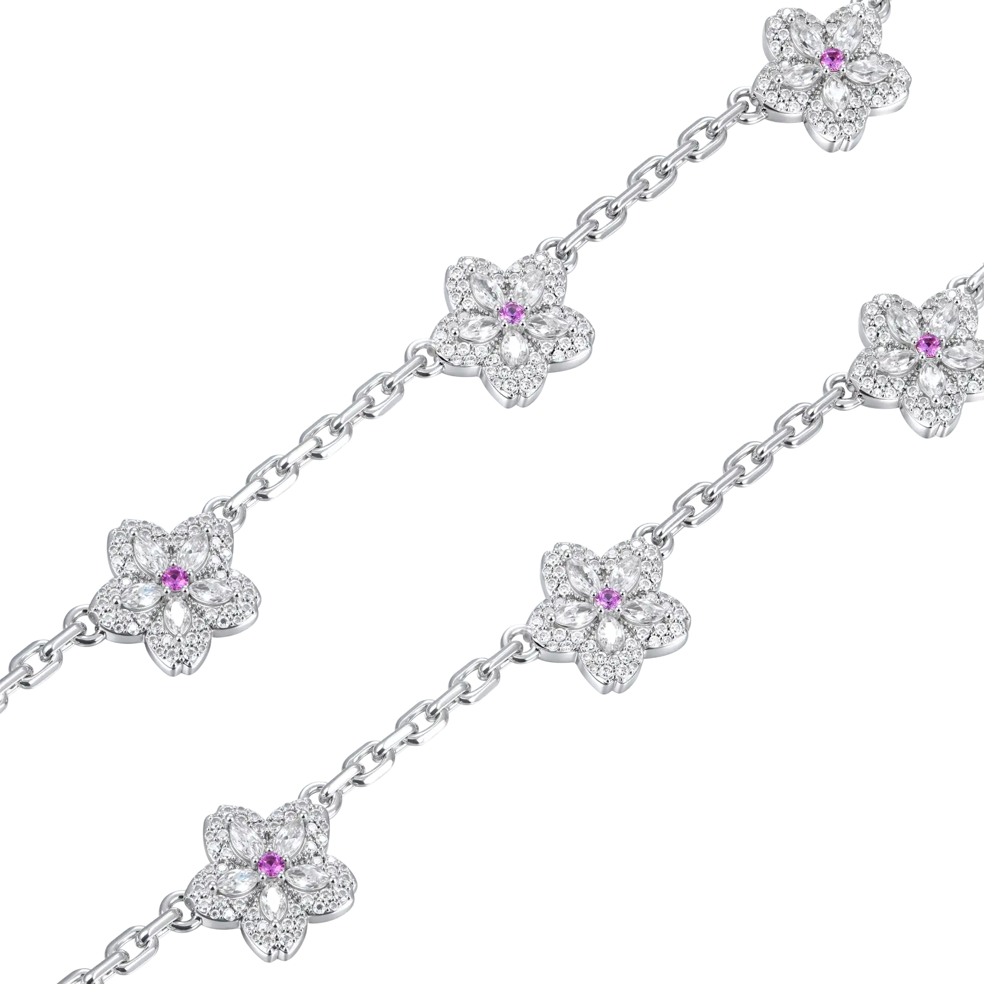 Sparkling Cherry Blossom Necklace