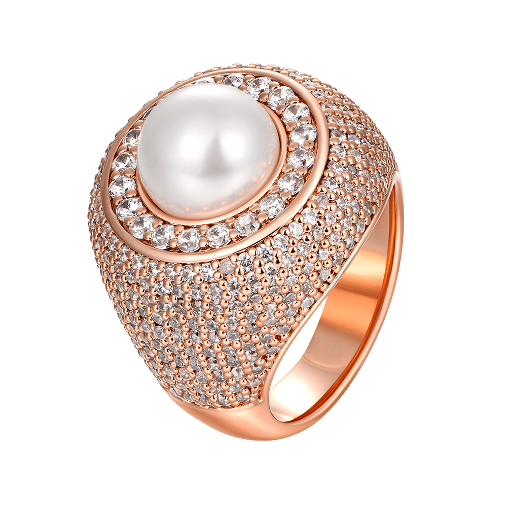 TROVE Pearl Halo Ring - APORRO