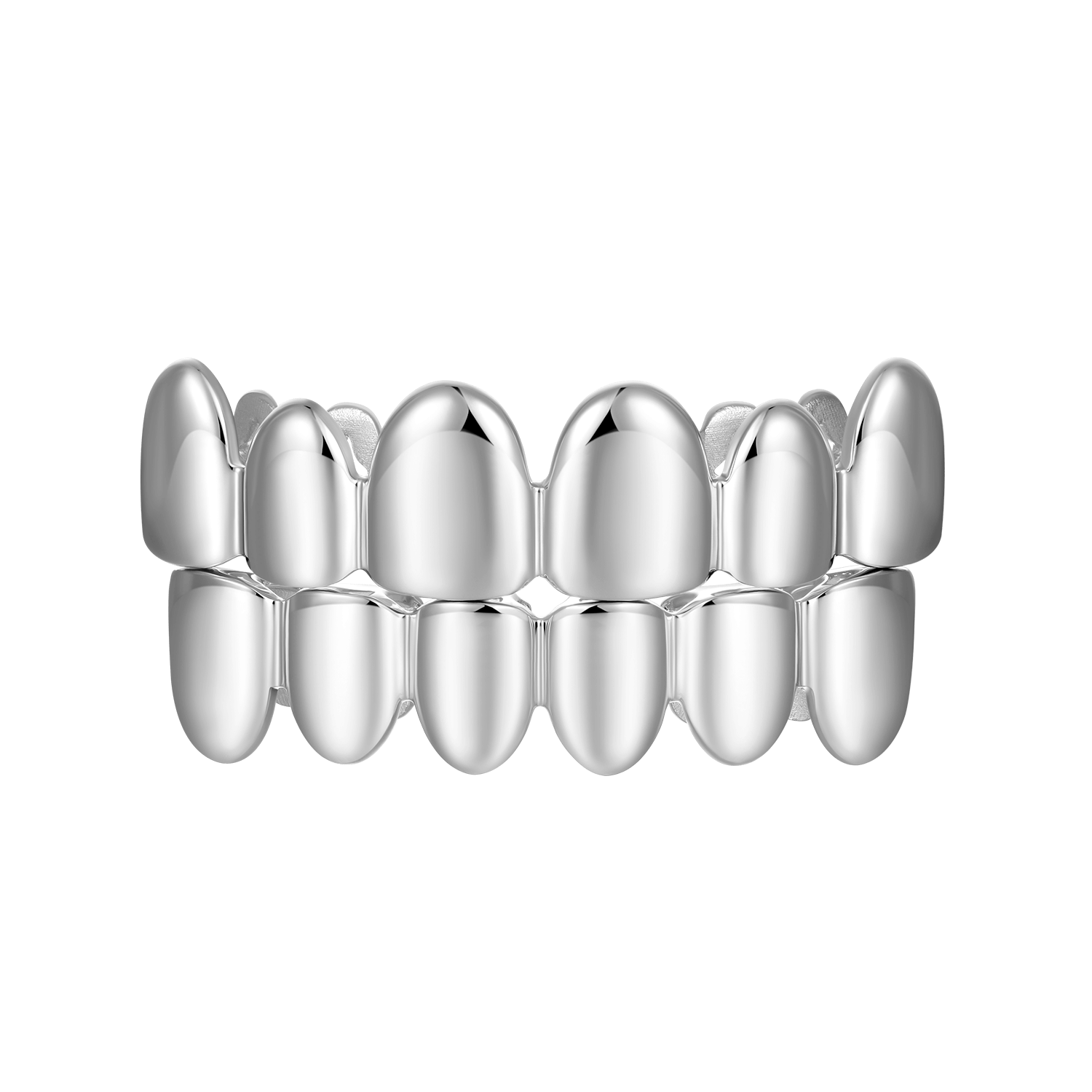 Pre-made Classic Plain Gold Grillz