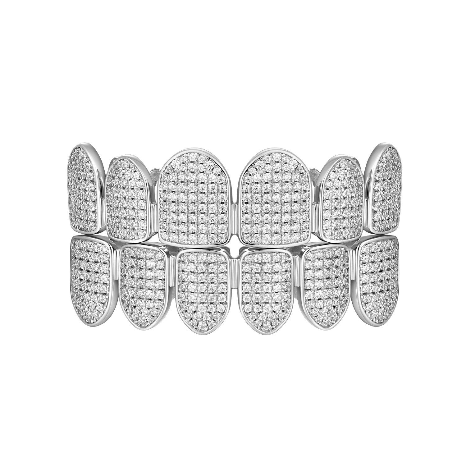 Pre-made Iced Out Gold Grillz