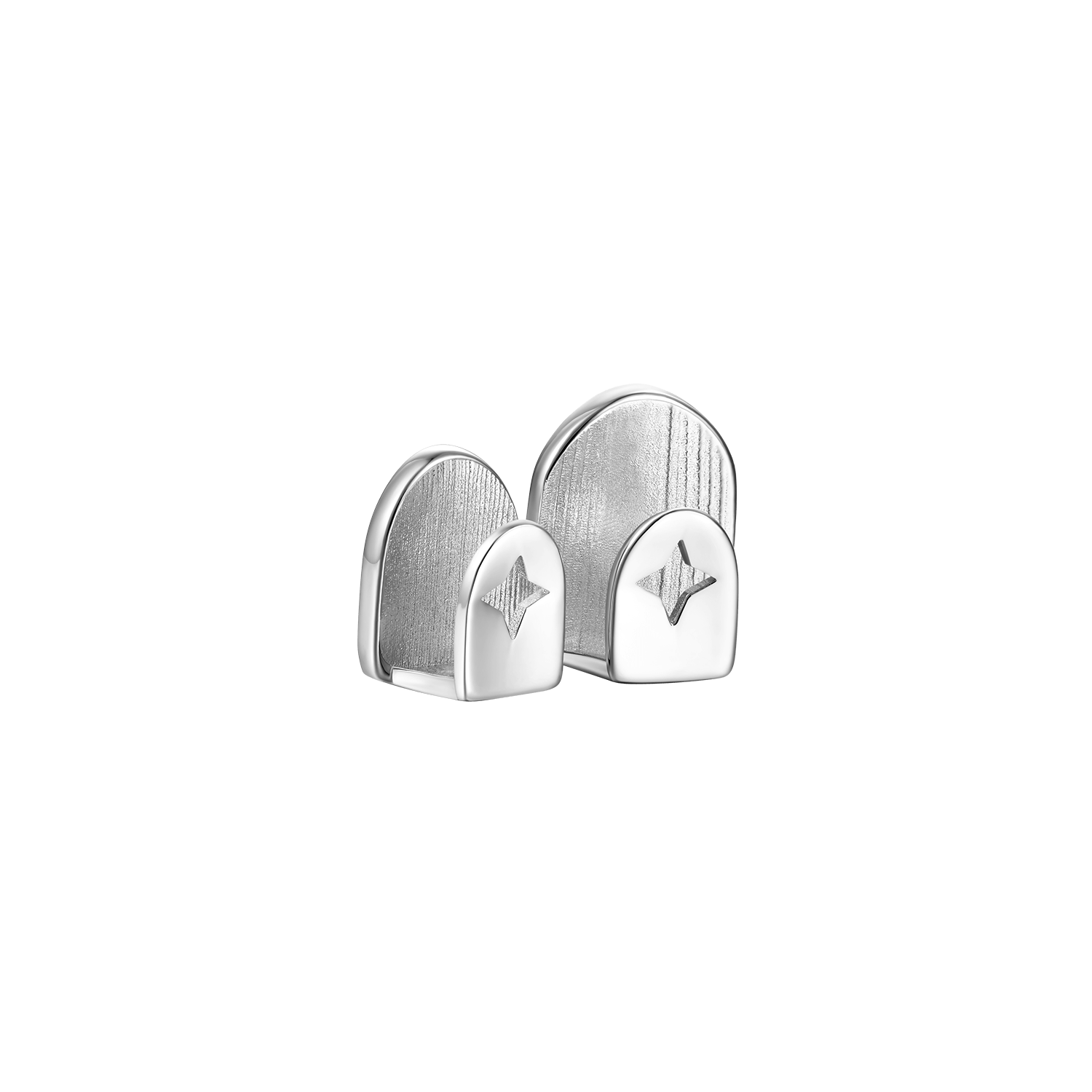 Pre-made Single/Double Cap Iced Out Gold Grillz