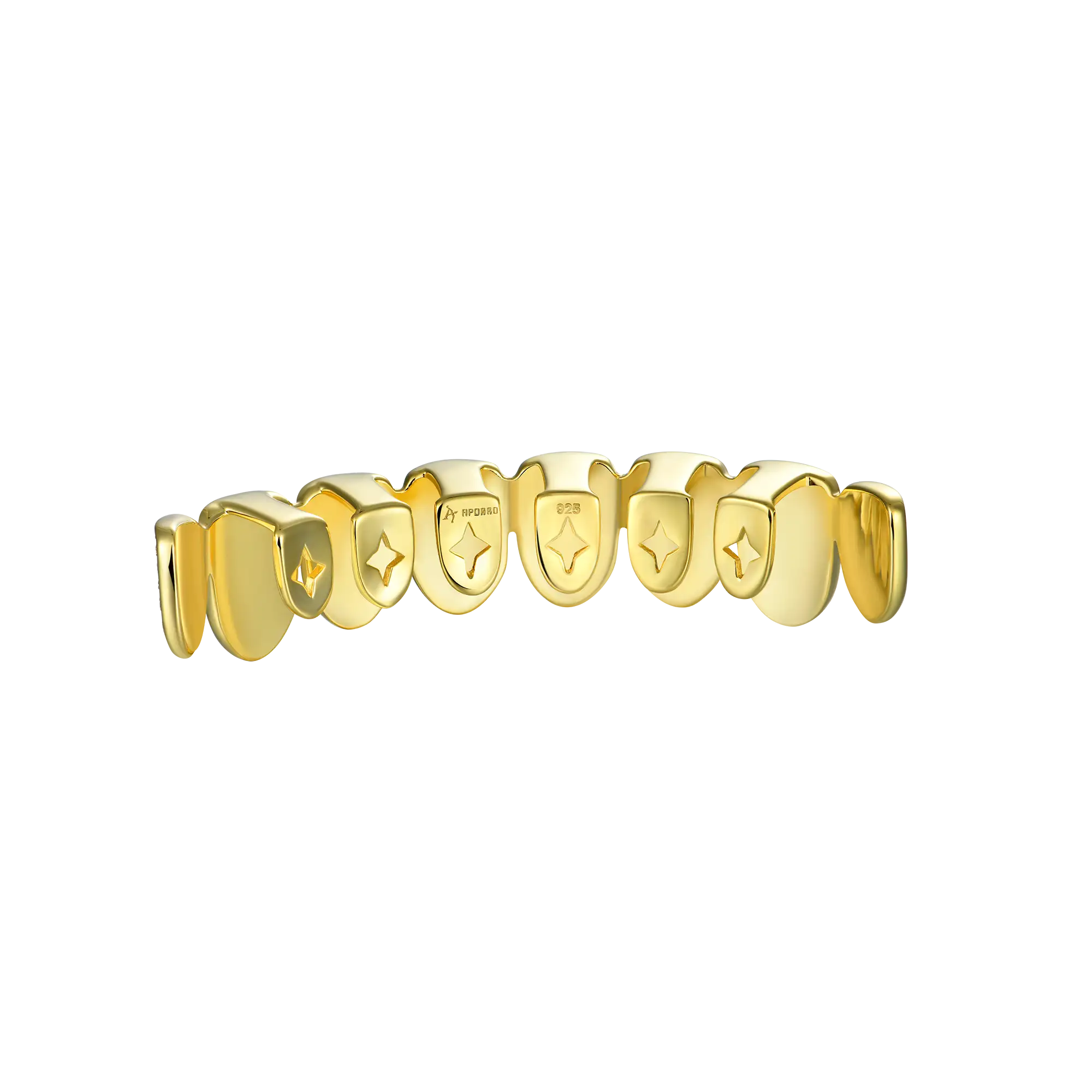 Pre-made Iced Out Gold Grillz