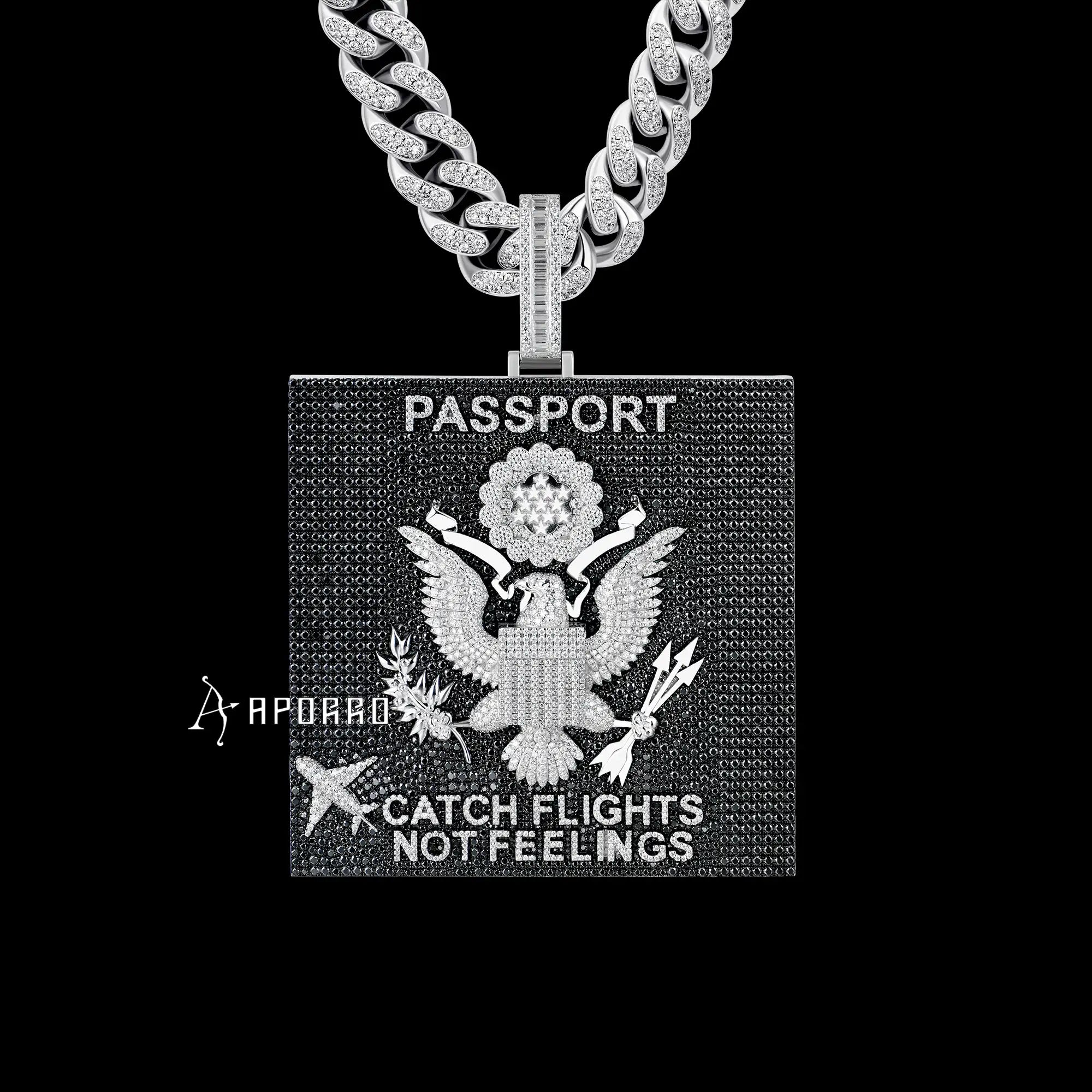 APORRO Premium Custom Passport Pendant