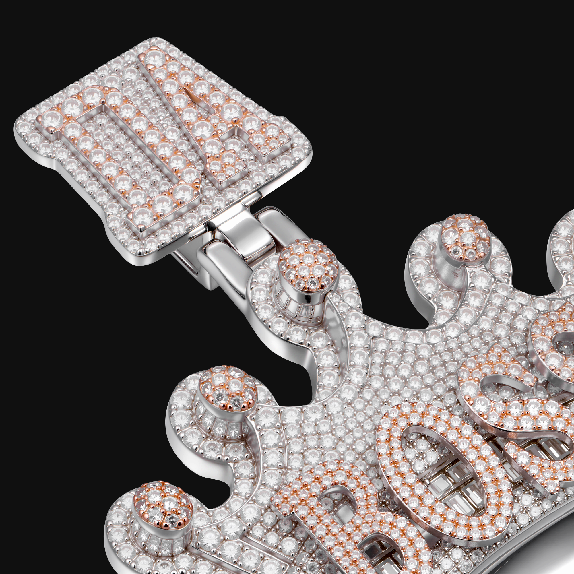 Aporro Premium Custom 3D Crown Ciondolo