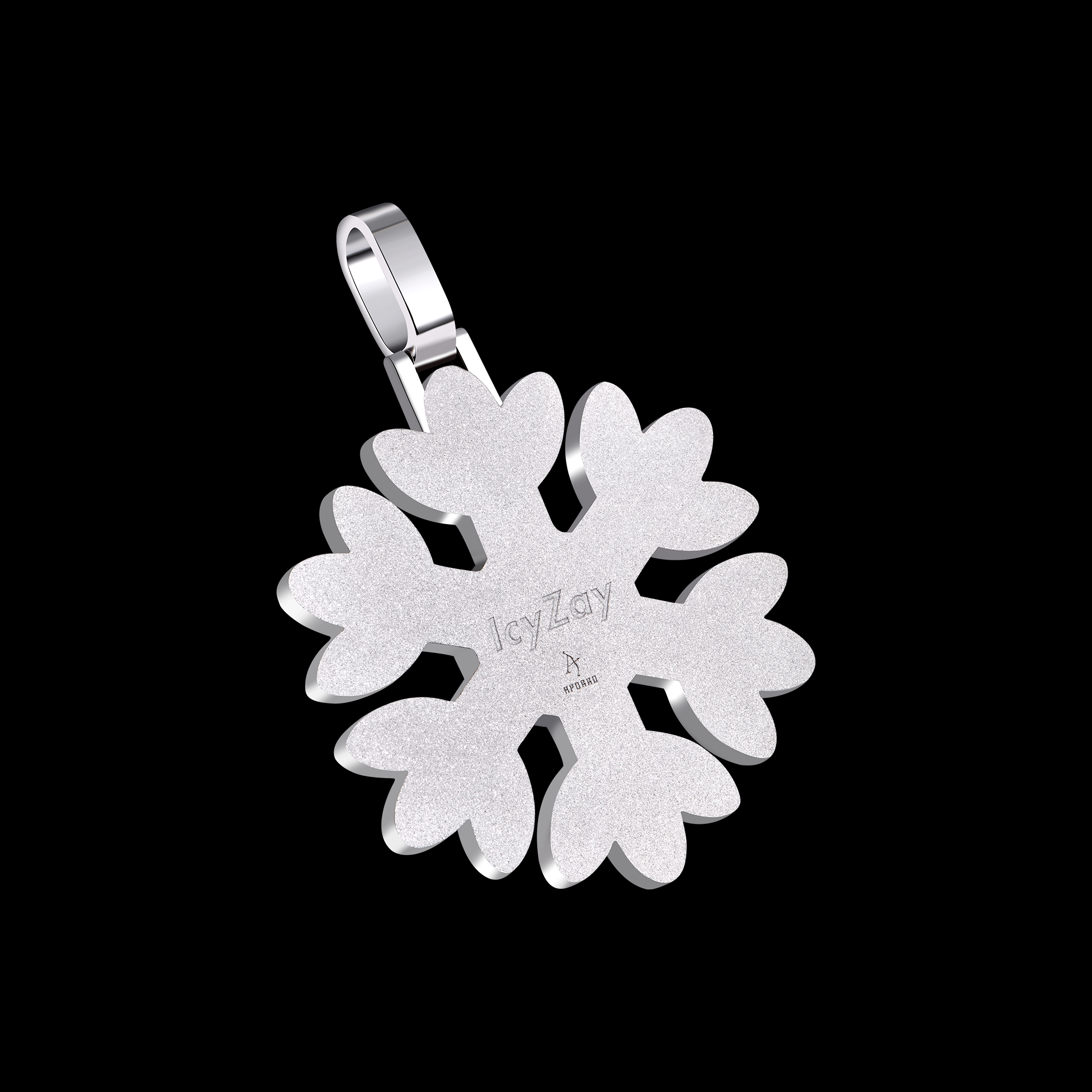 APORRO Premium Custom Frost Flake Ciondolo