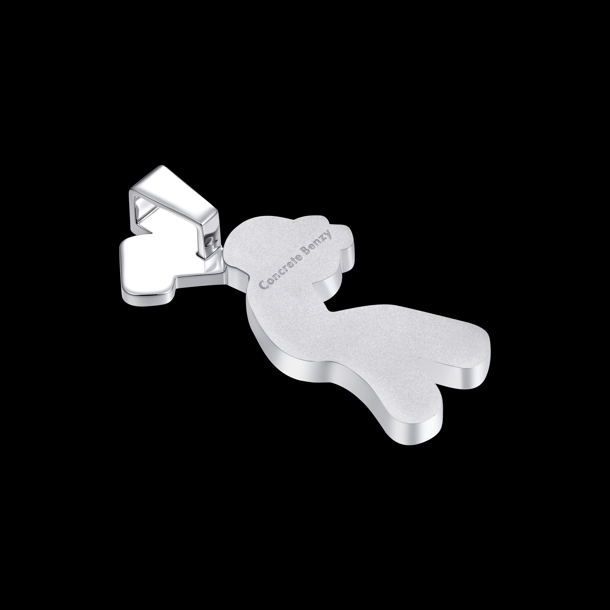 Colgante APORRO Premium personalizado de hormigón helado para niño