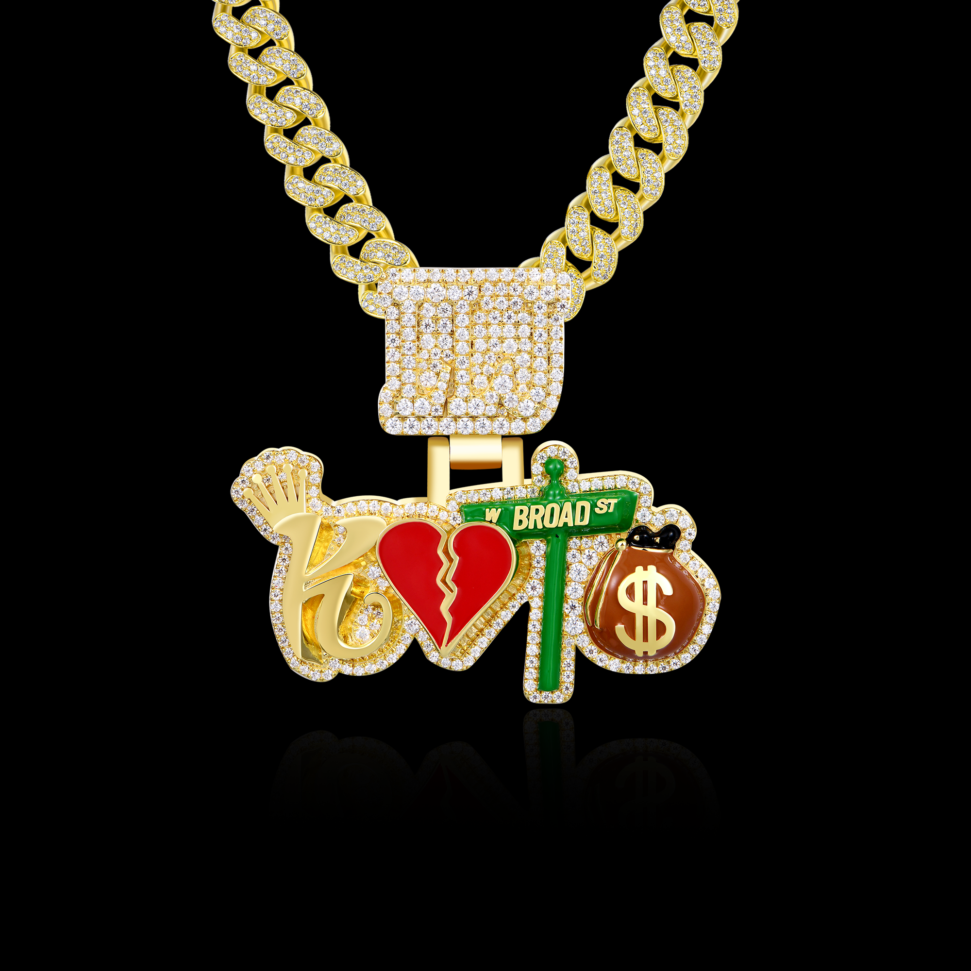APORRO Premium Custom Name Custom Pendant