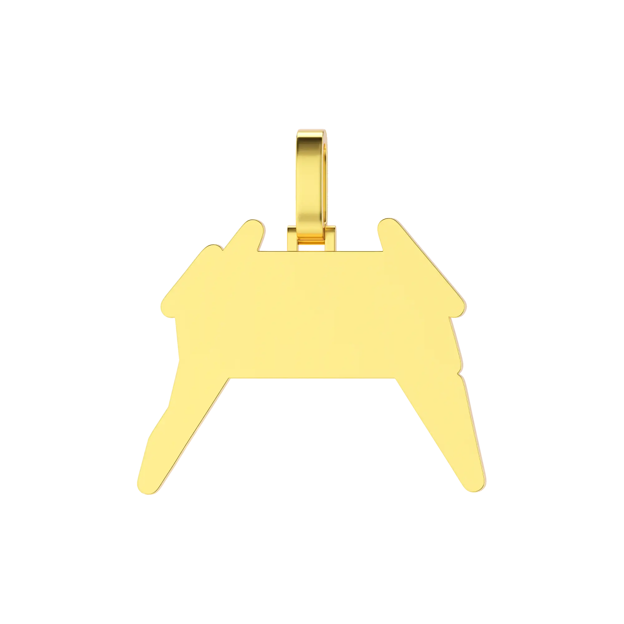 Custom Lightning Font Pendant