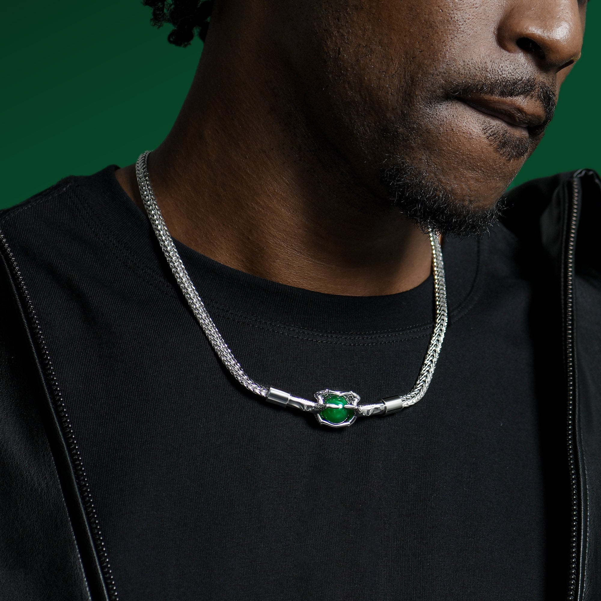 Wong ⅱ Claw Jade Choker - 6 mm