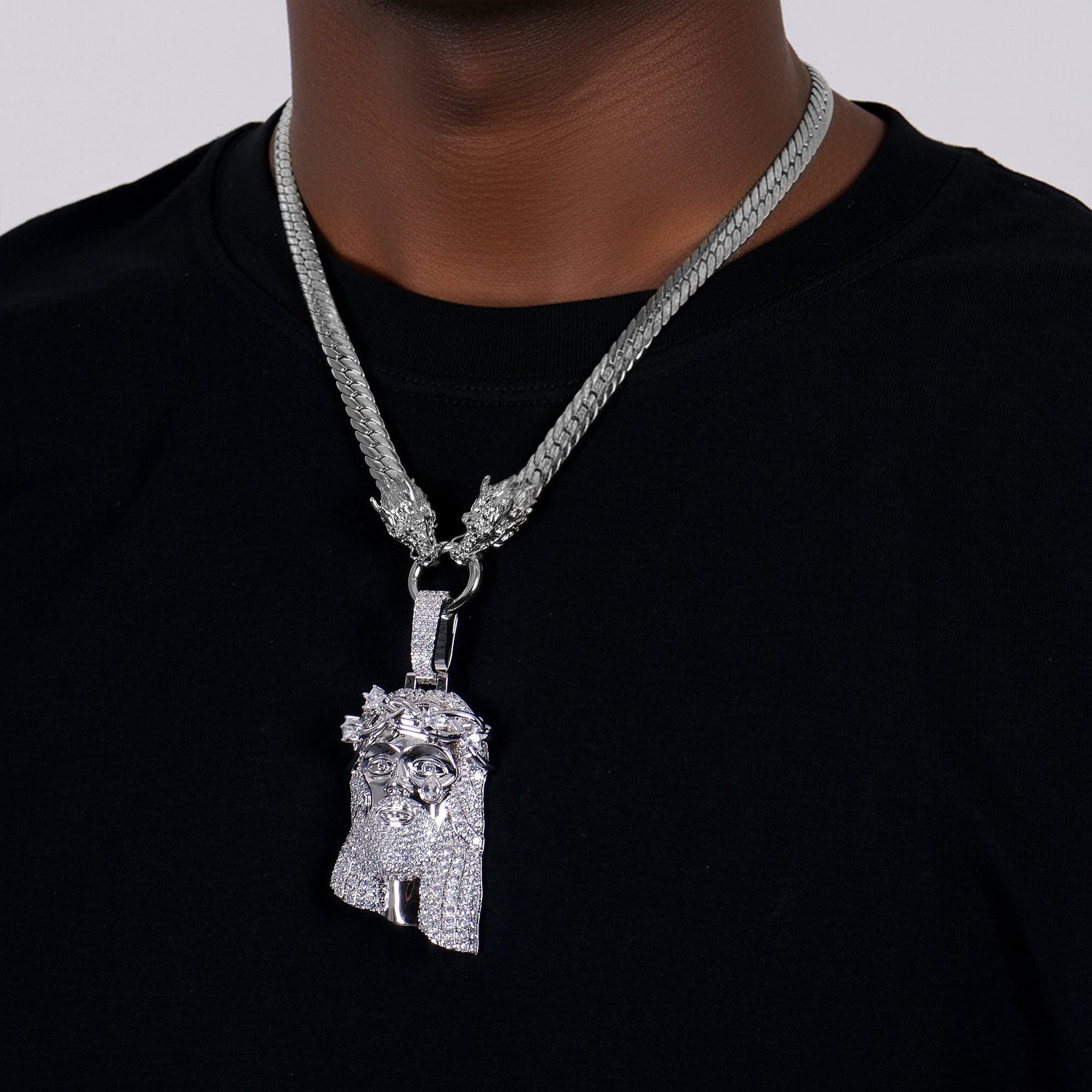 Conjunto de colgantes de cadena de dragón estelar soberano &