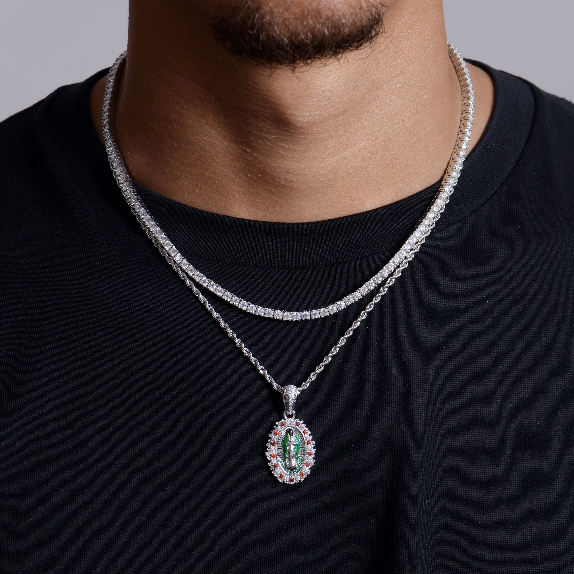 Colgante de llamas de Guadalupe