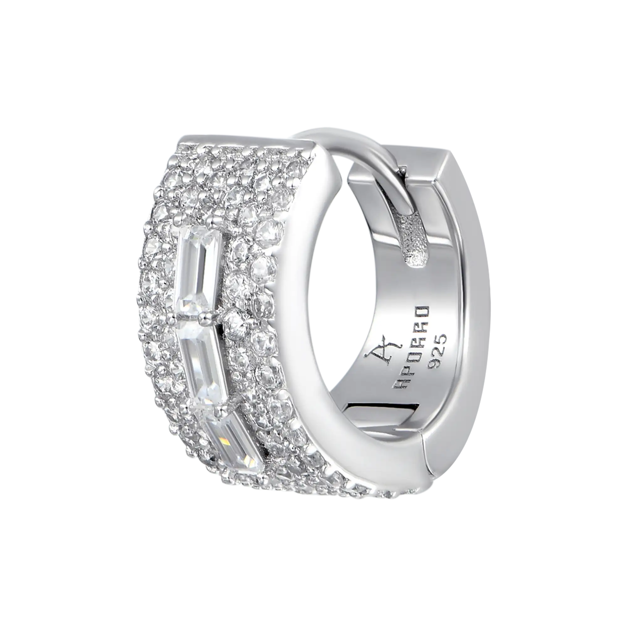 Arete de un solo tri-baguette