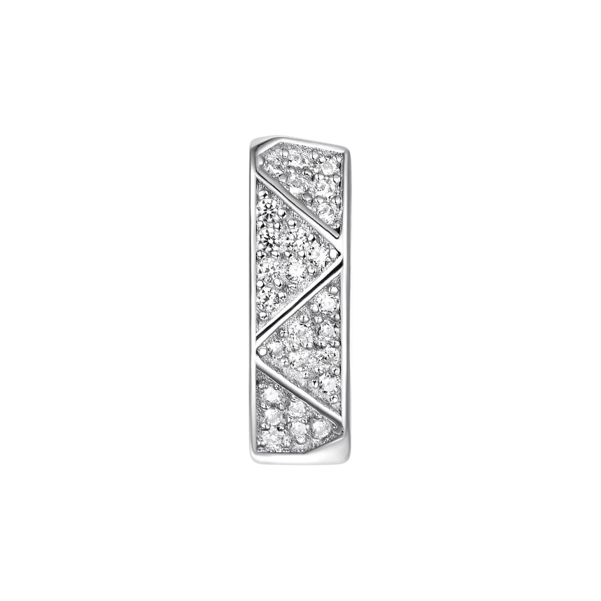 S925 Pyramid Hoop Earrings