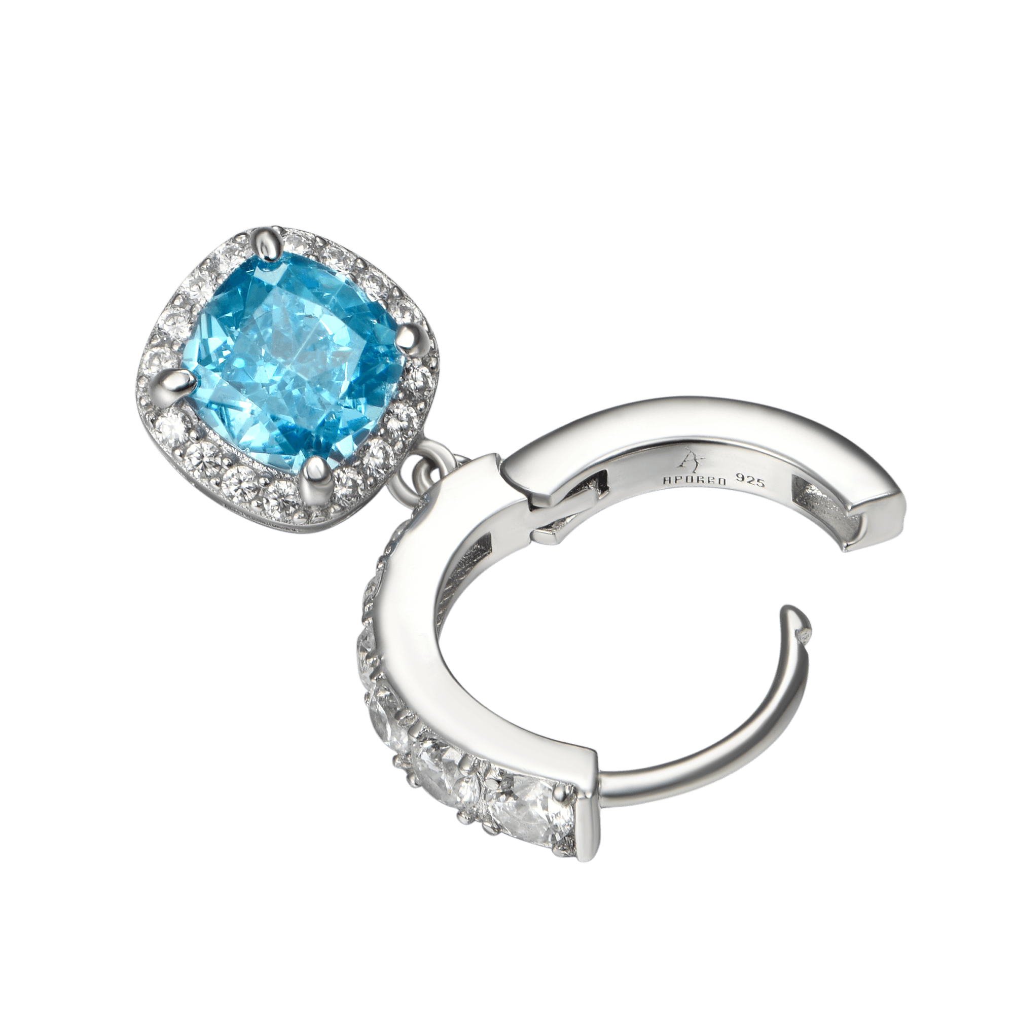 Glace écrasée Boucle d'oreille dangereuse - célibataire