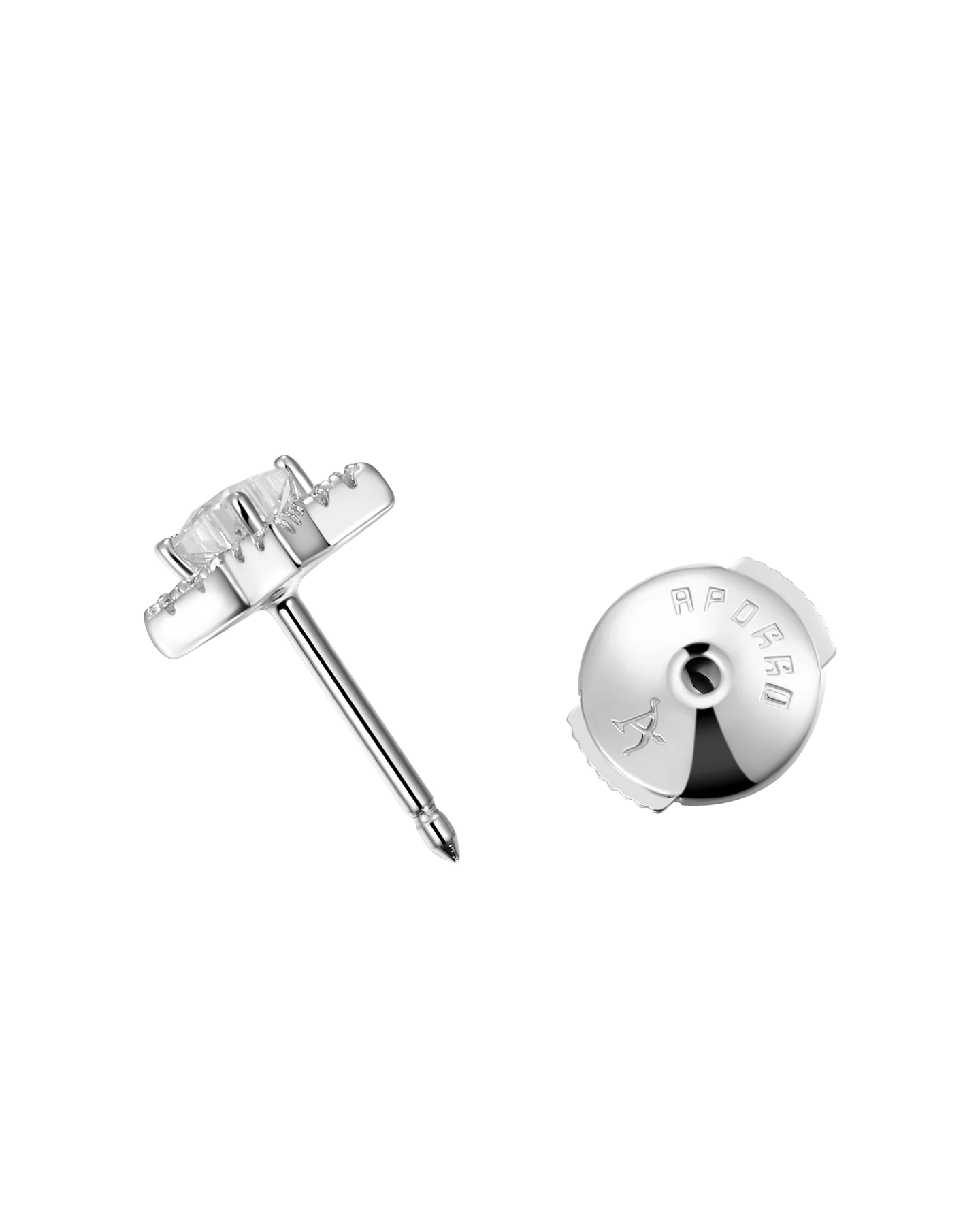 Paire de boucles d'oreilles Halo Star S925