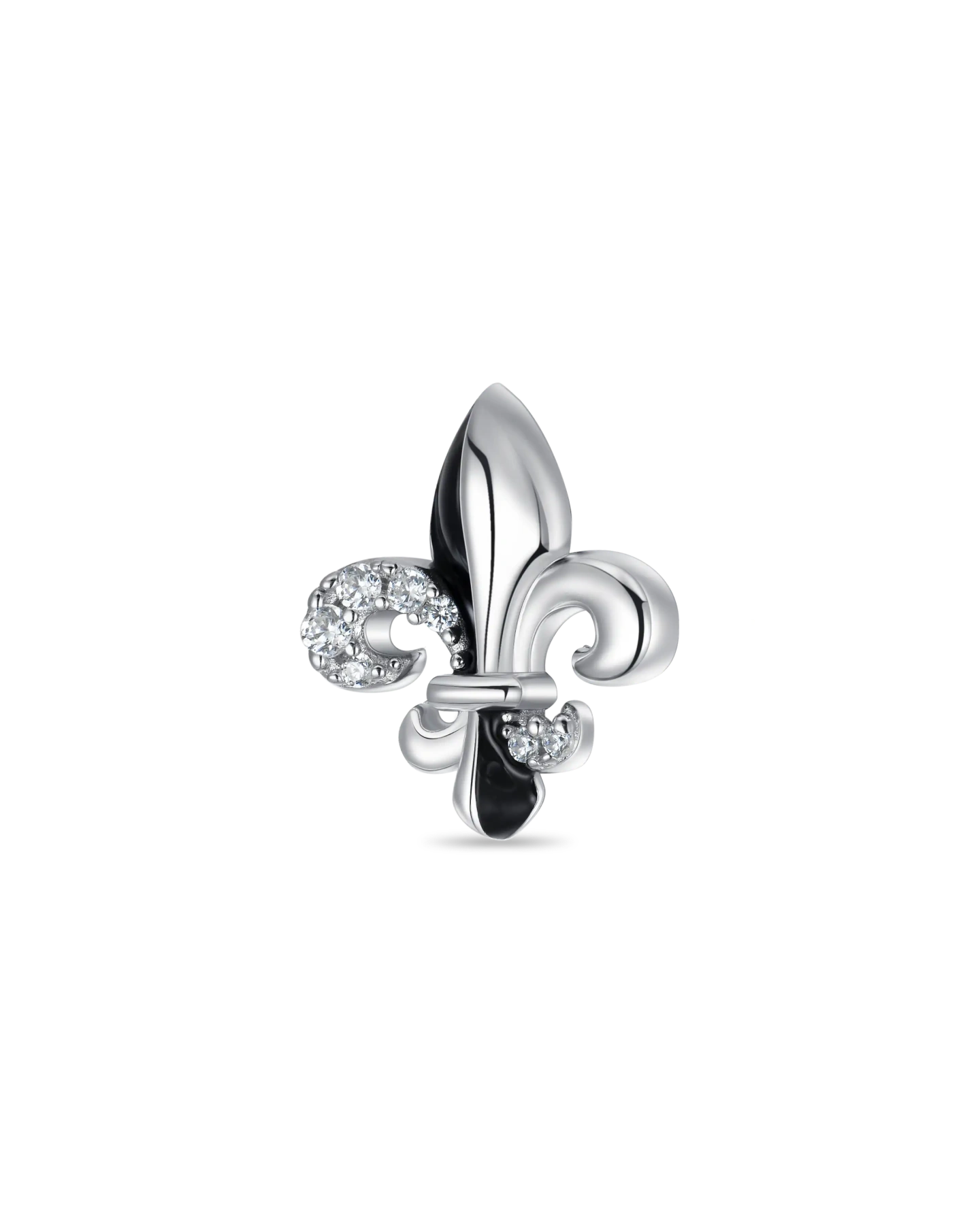 S925 Knight Fleur de Lis Ohrstecker – Paar