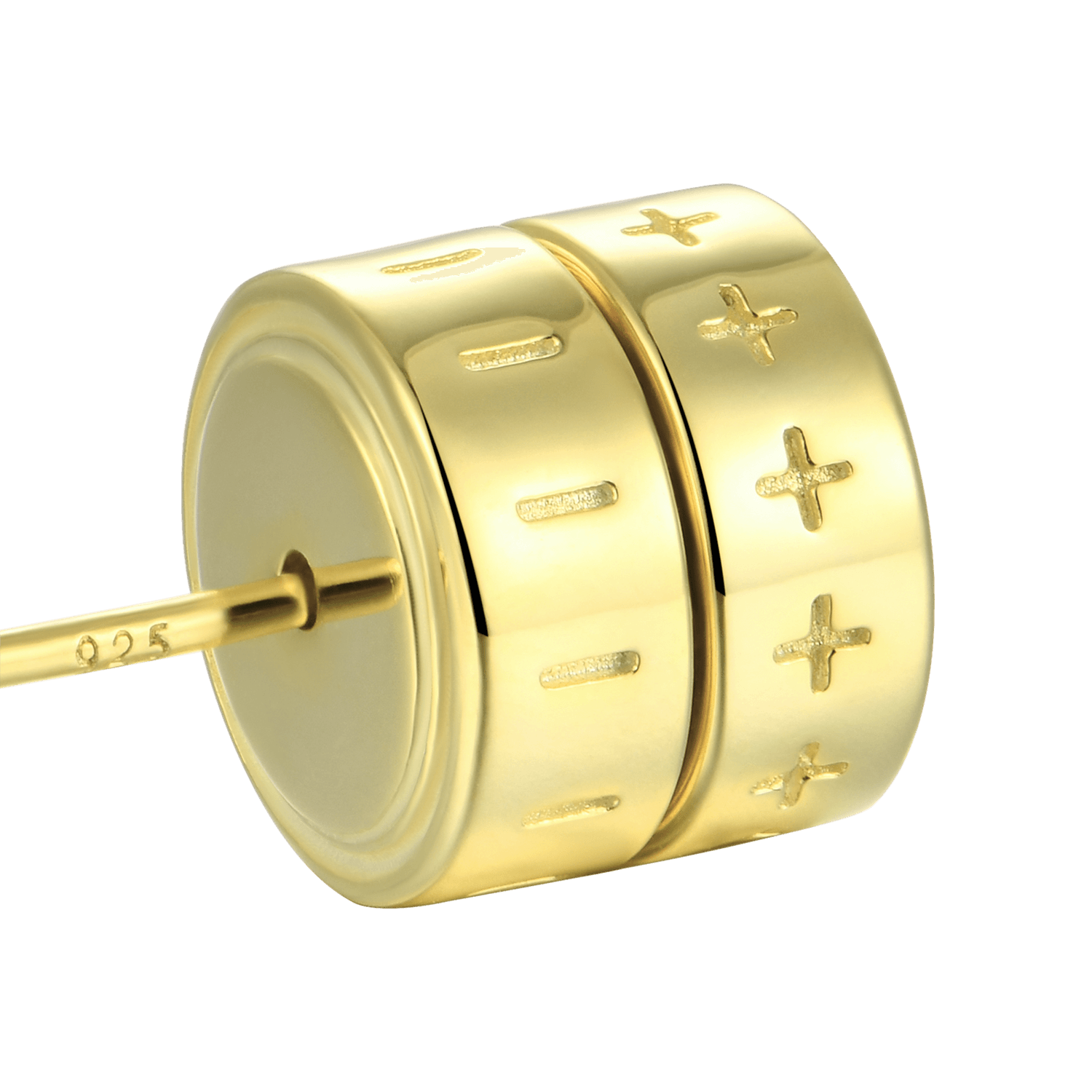 S925 AA Project LR44 NO.1 Earrings - Pair