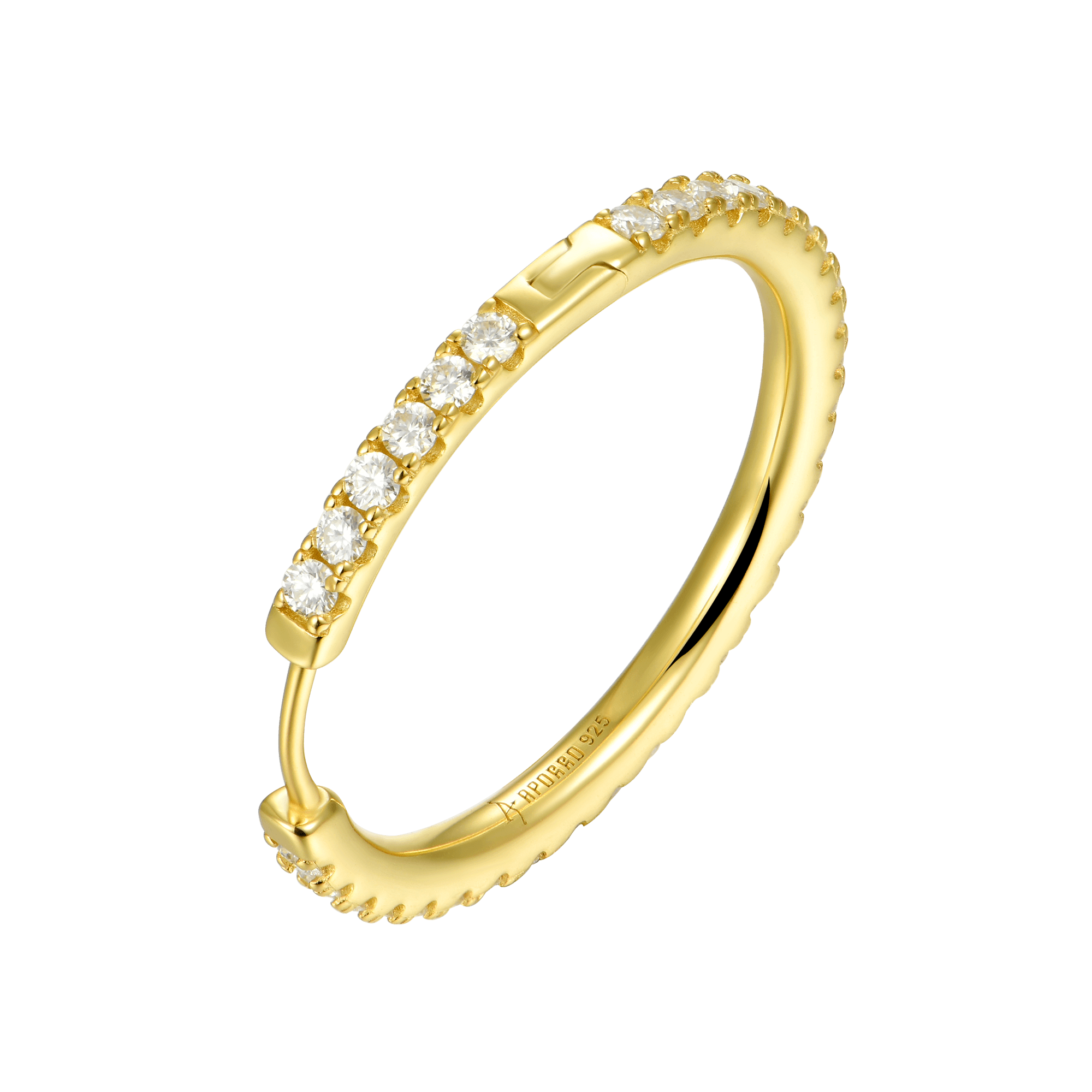 Women's One Row Large Hoop Earring
