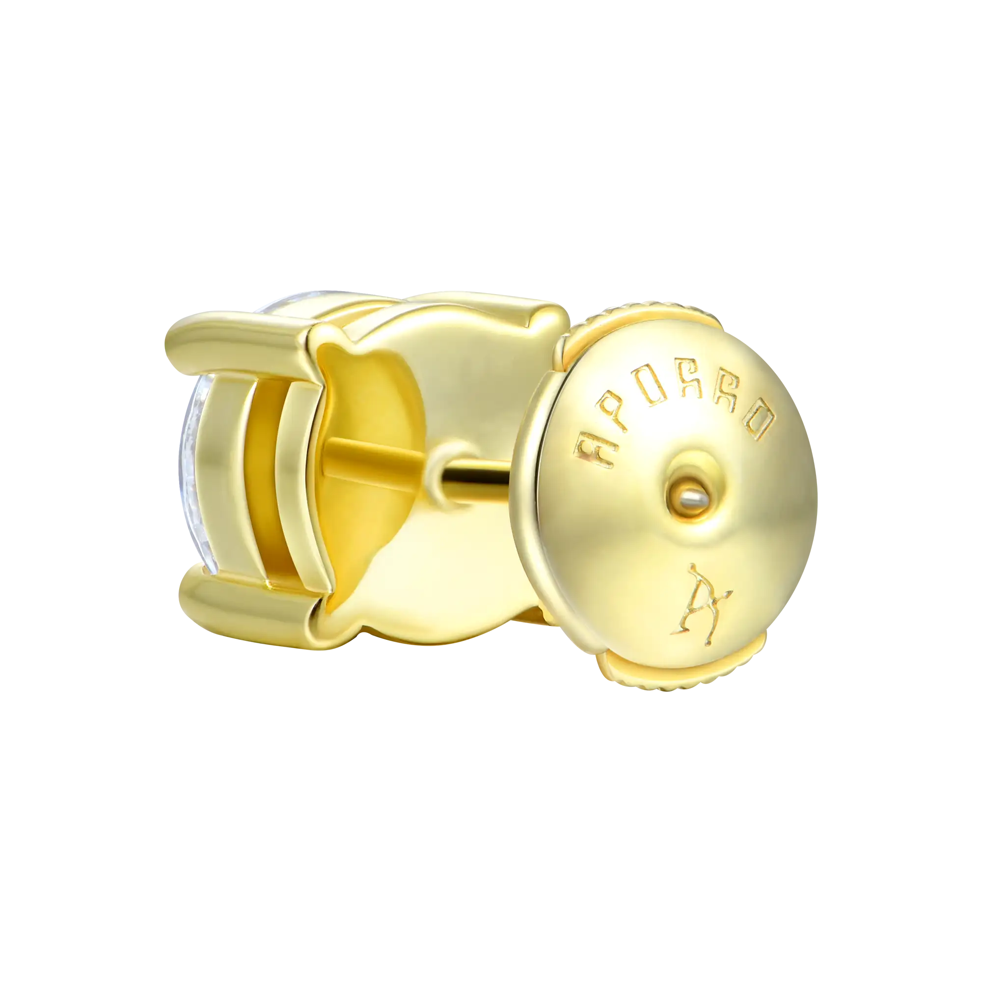 Women's S925 Round Cut Stud Earring