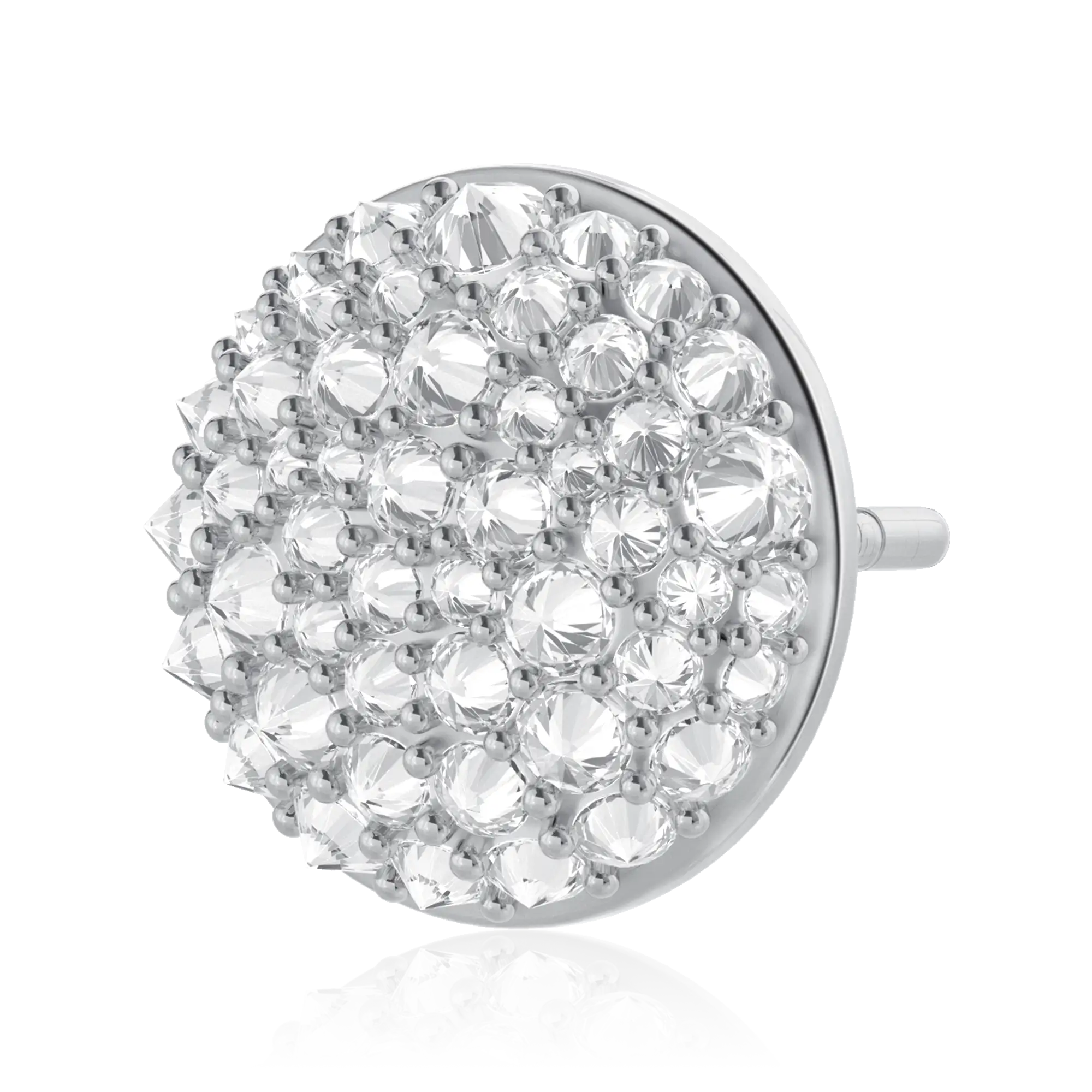 Women's Reverse Set Diamond Stud Earrings