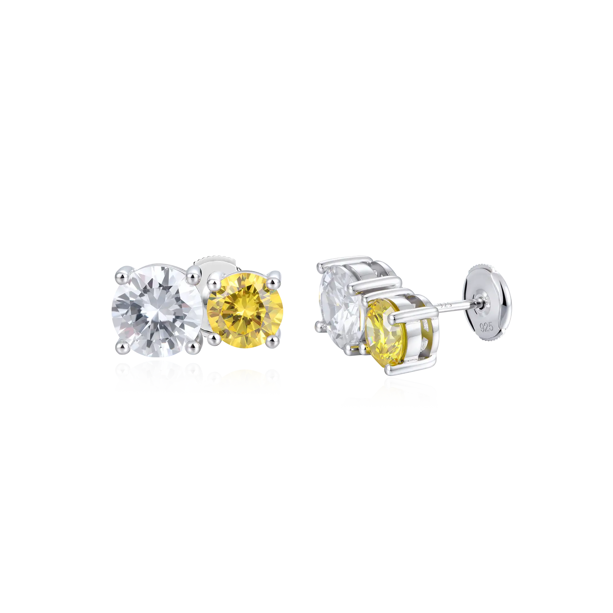 #Diamond_White + Yellow Diamond ( 18k White Gold )
