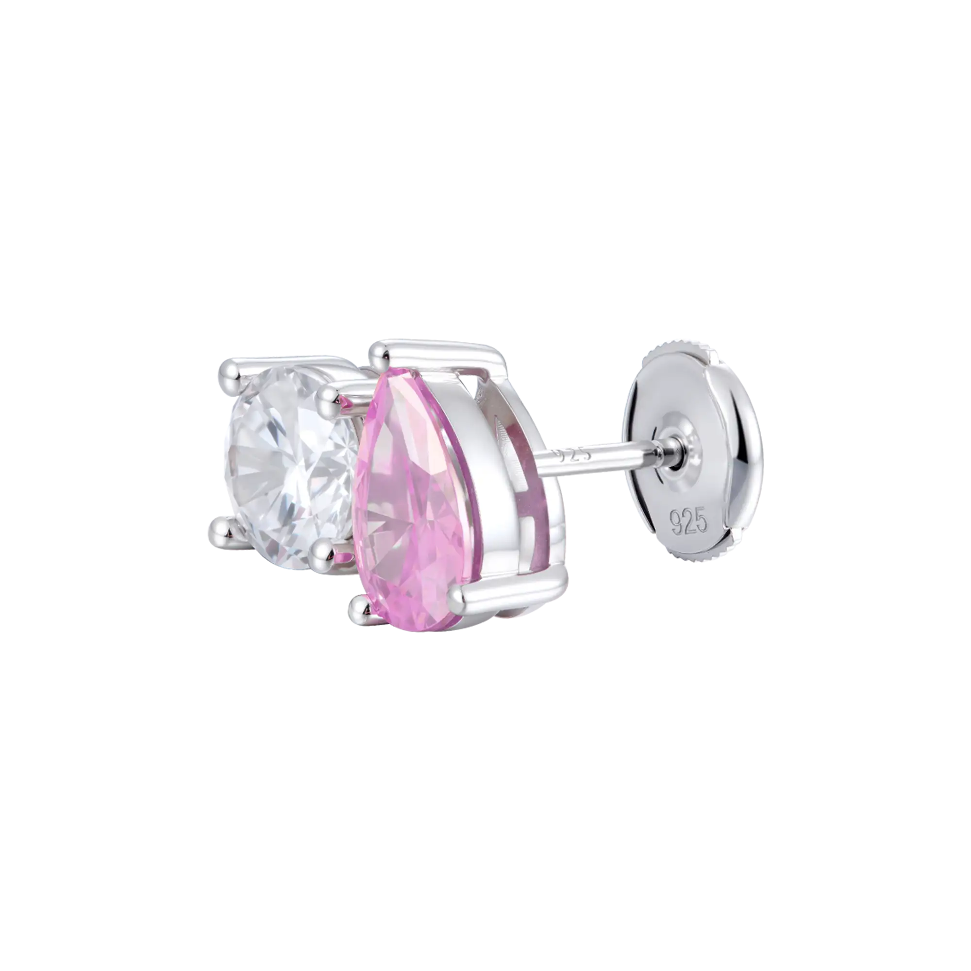 #Diamond_White + Pink Diamond ( 18k White Gold )
