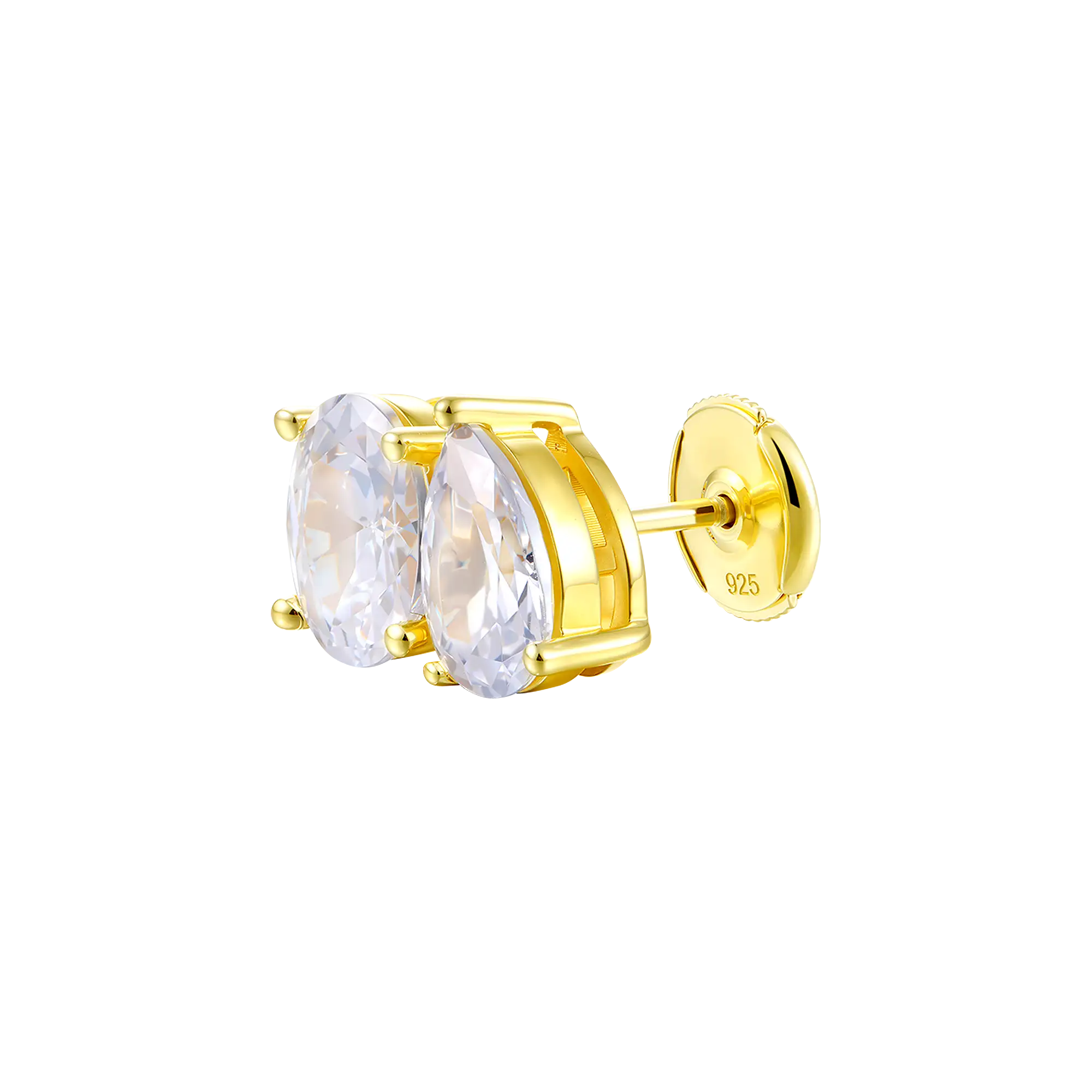 #Diamond_White Diamond ( 14k Yellow Gold )