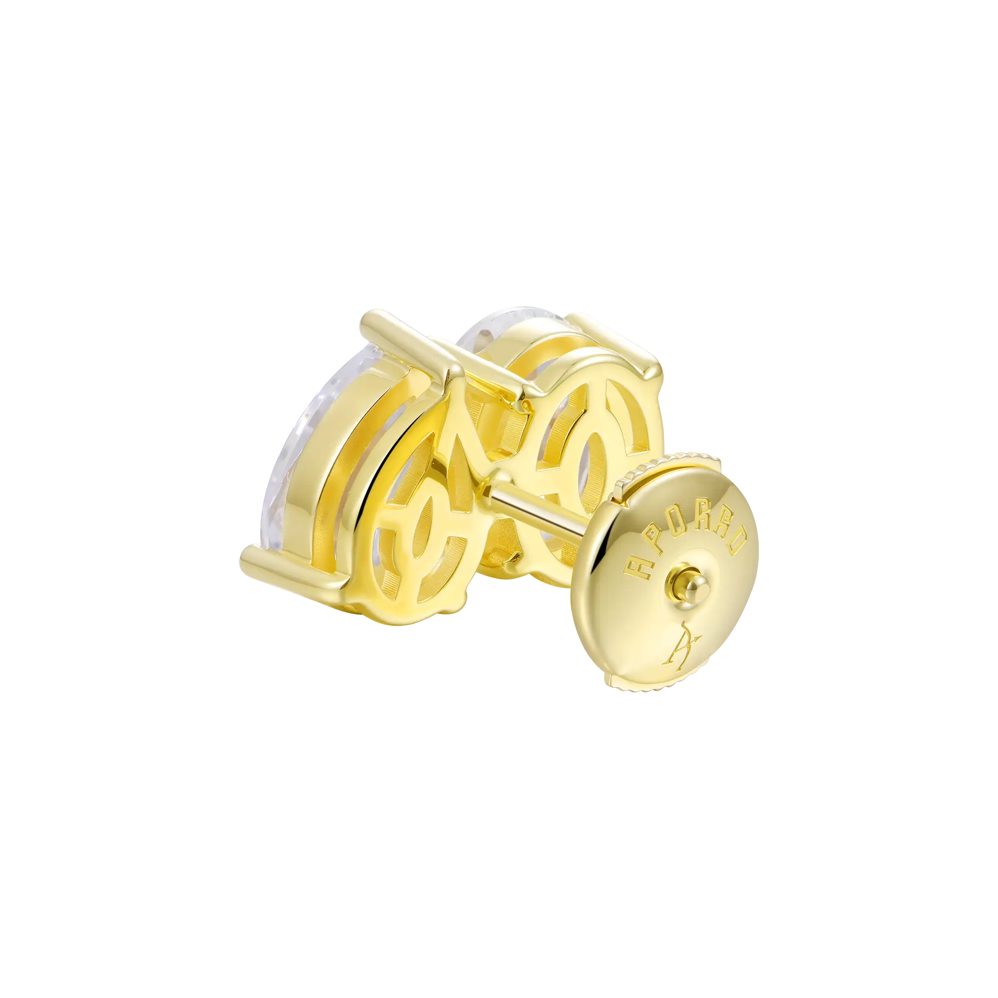 #Diamond_White Diamond ( 14k Yellow Gold )