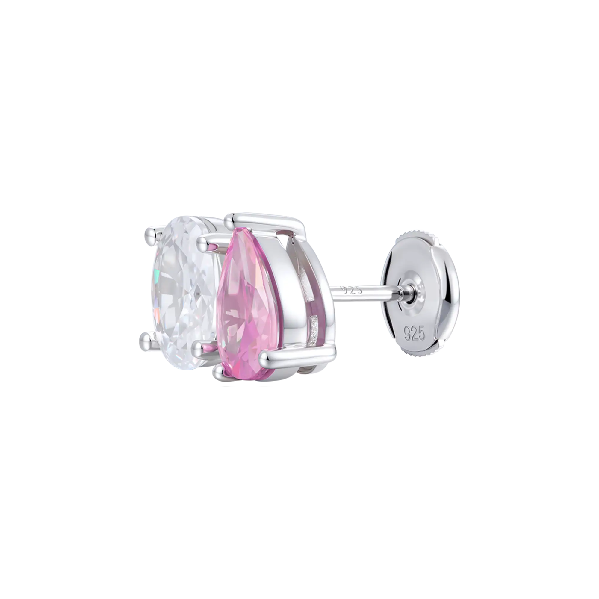 #Diamond_White + Pink Diamond ( 18k White Gold )