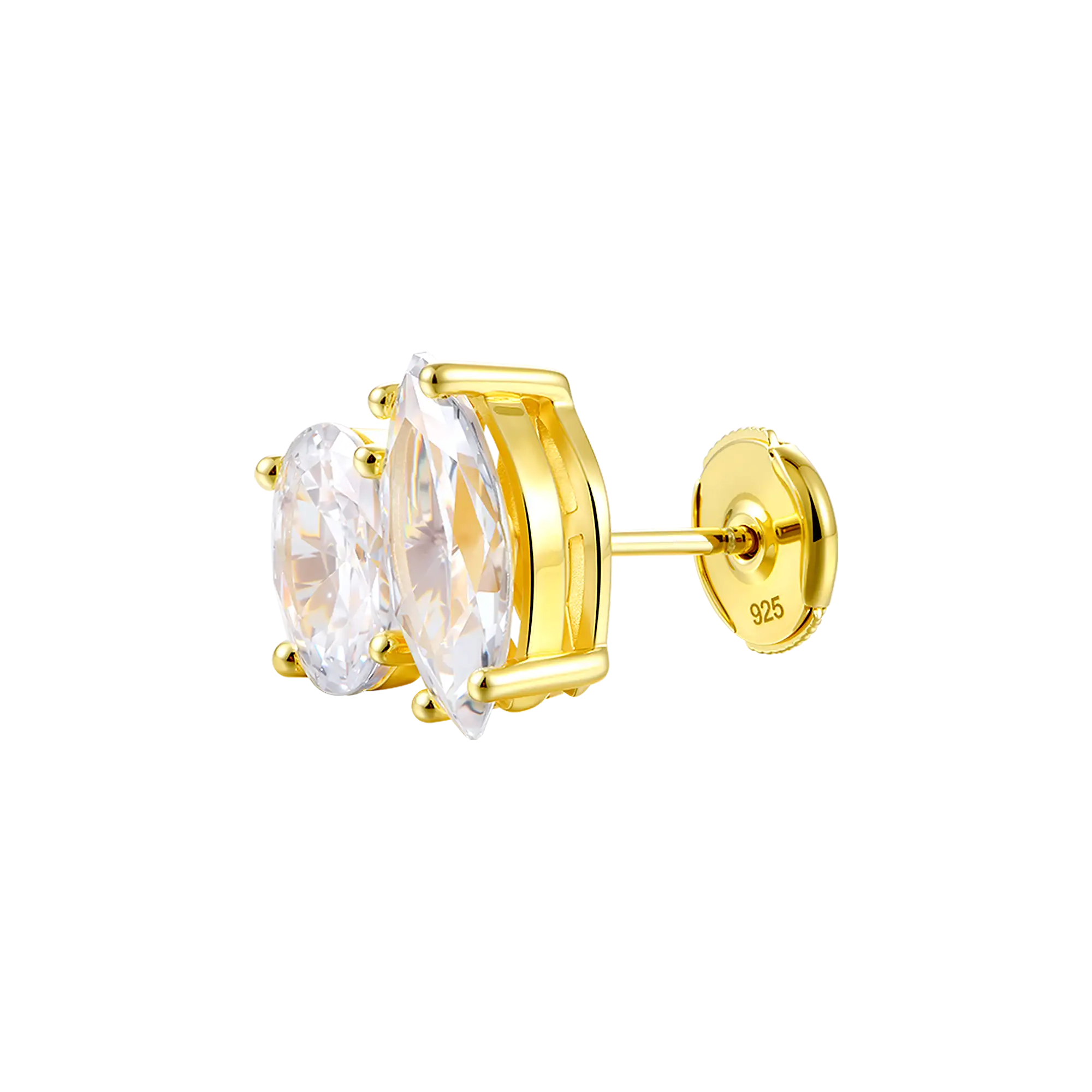 #Diamond_White Diamond ( 14k Yellow Gold )