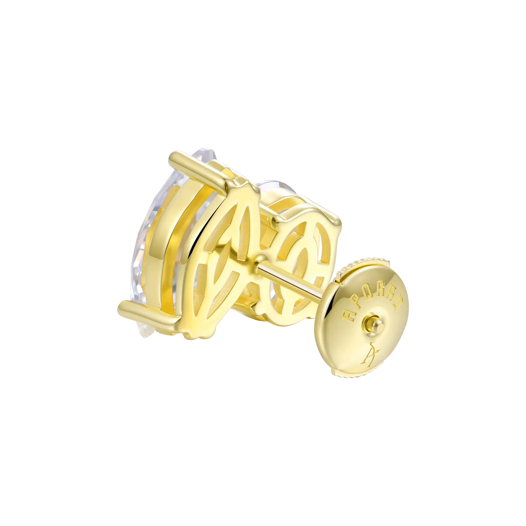 #Diamond_White Diamond ( 14k Yellow Gold )