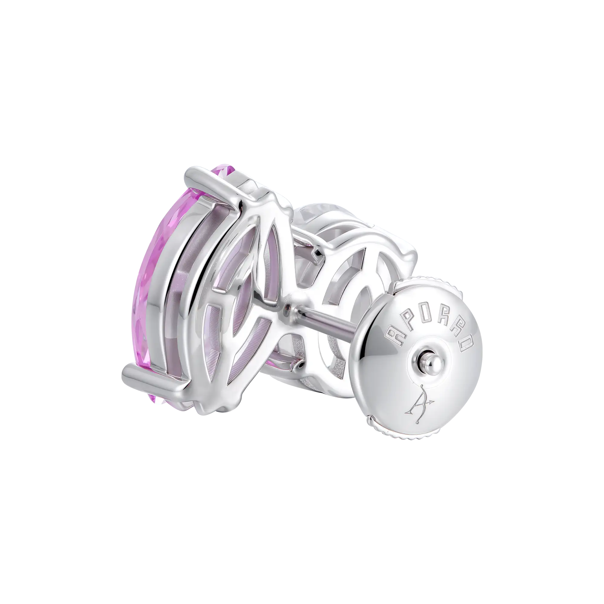 #Diamond_White + Pink Diamond ( 18k White Gold )