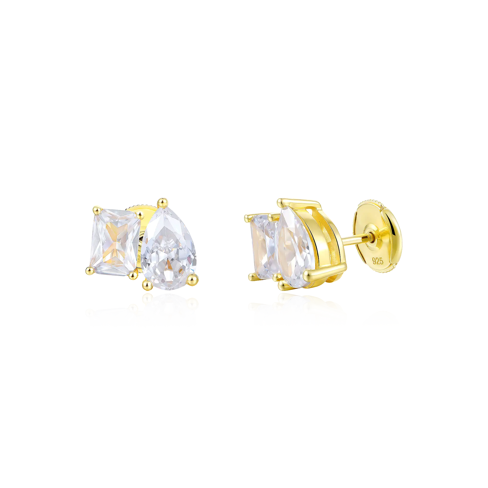 #Diamond_White Diamond ( 14k Yellow Gold )