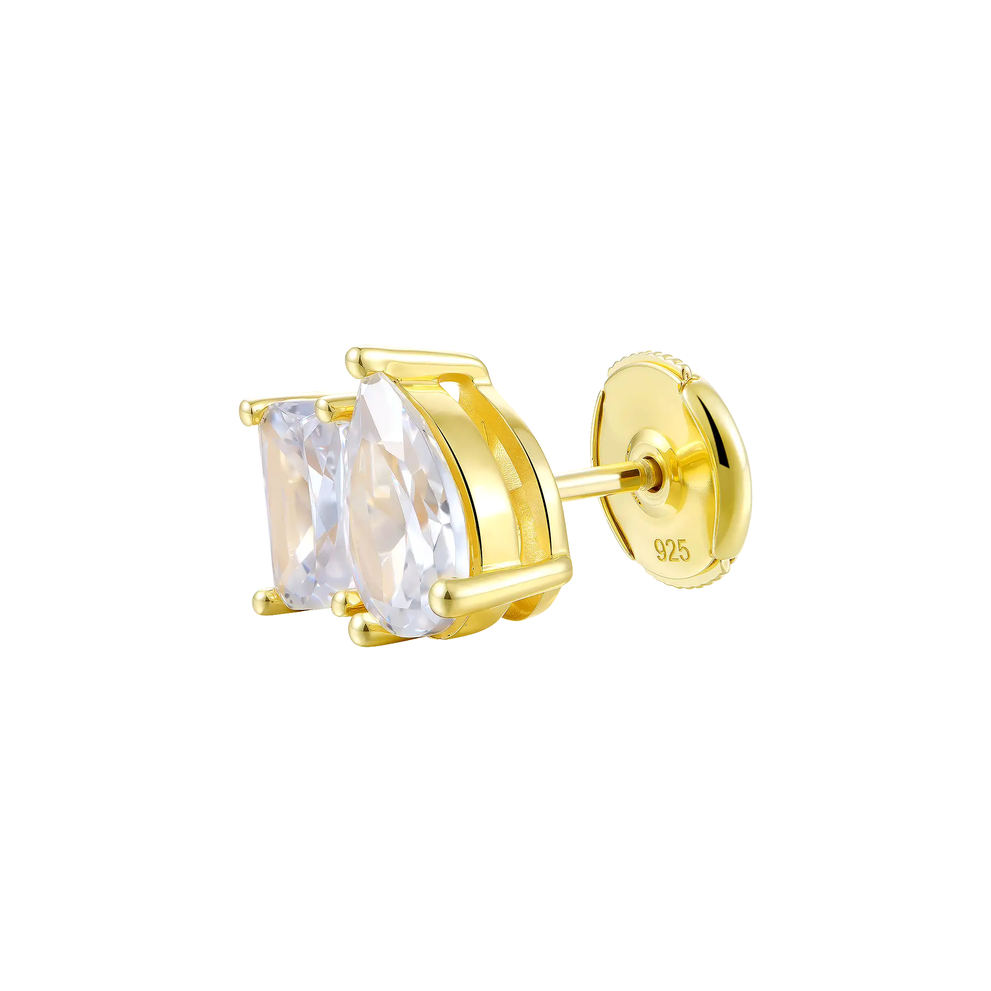 #Diamond_White Diamond ( 14k Yellow Gold )