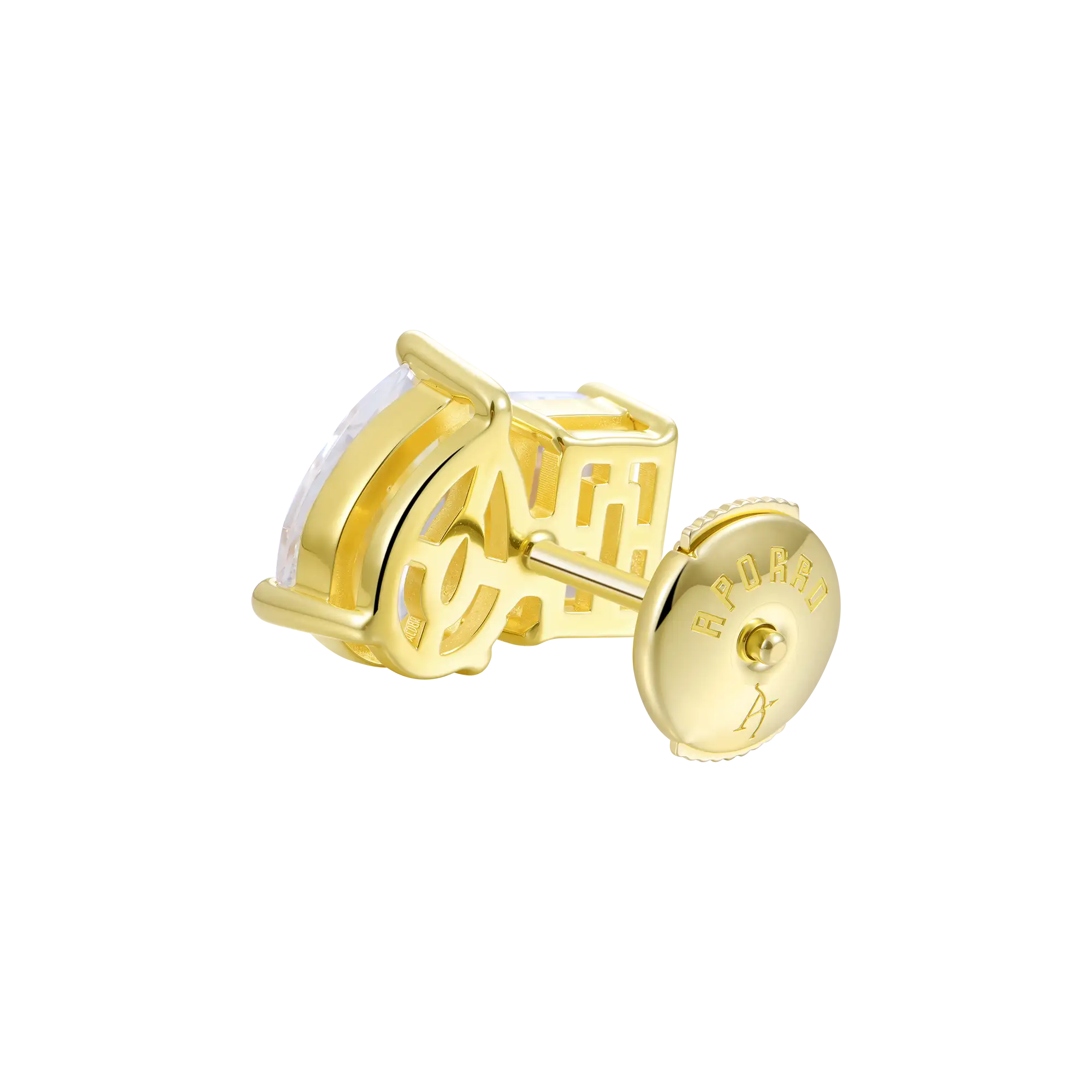 #Diamond_White Diamond ( 14k Yellow Gold )