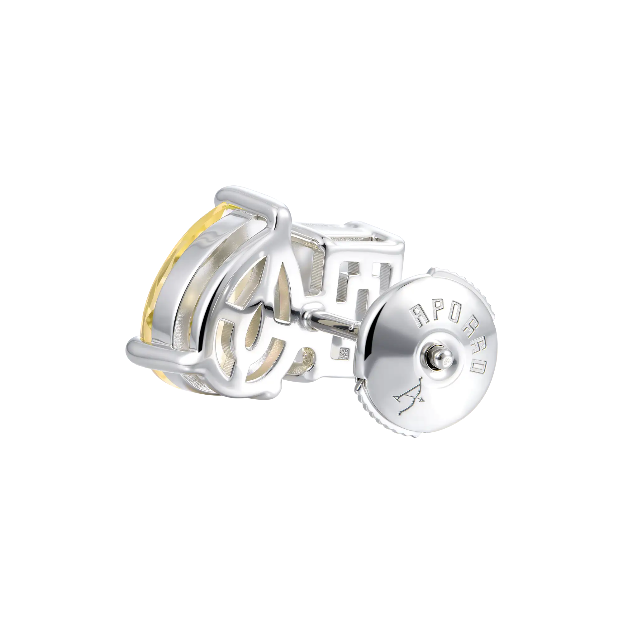 #Diamond_White + Yellow Diamond ( 18k White Gold )