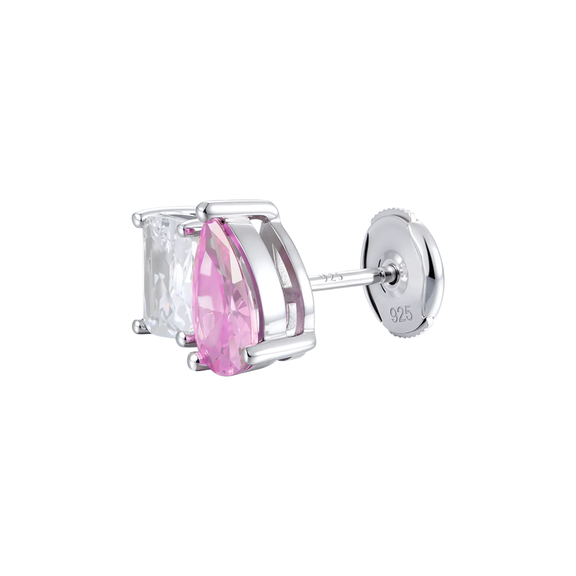 #Diamond_White + Pink Diamond ( 18k White Gold )