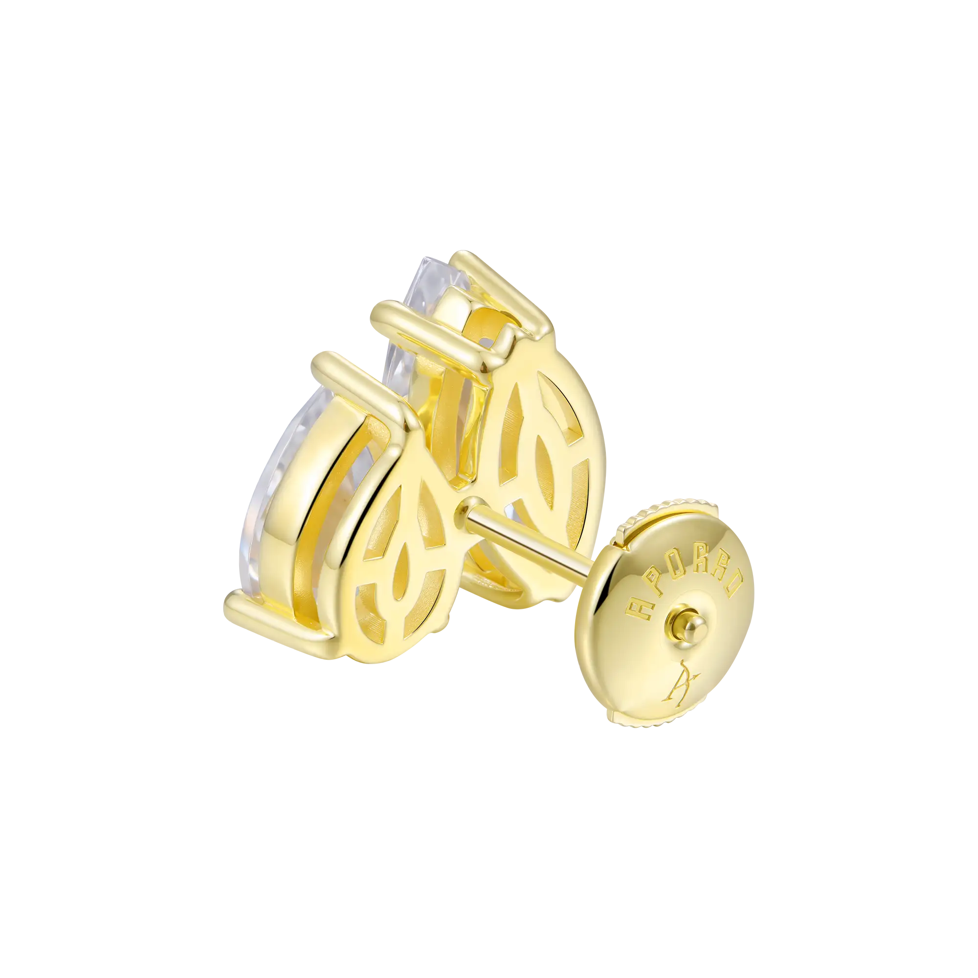 #Diamond_White Diamond ( 14k Yellow Gold )