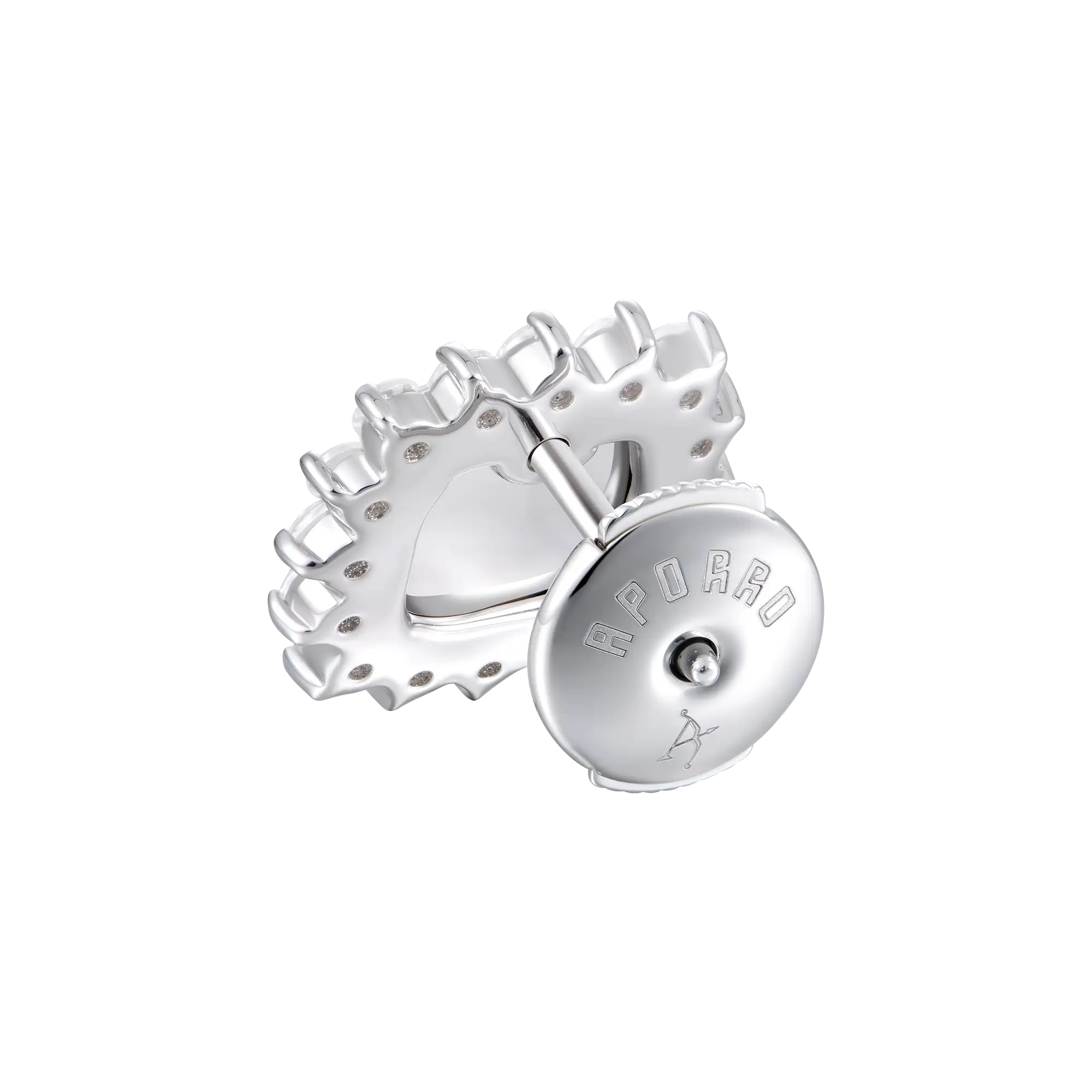 Boucles d'oreilles détachables Halo Turquoise S925