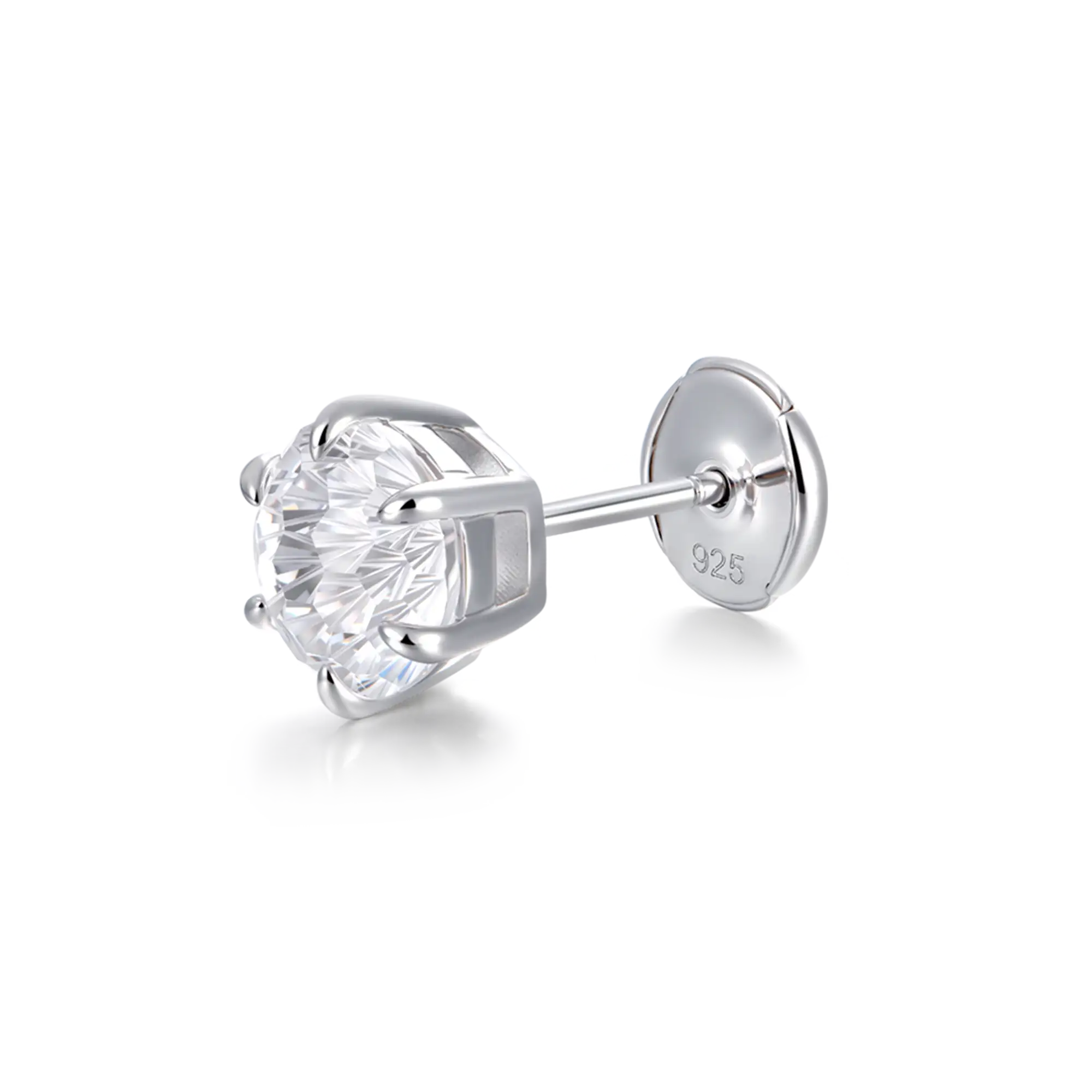 Boucle d'oreille à tige étoile