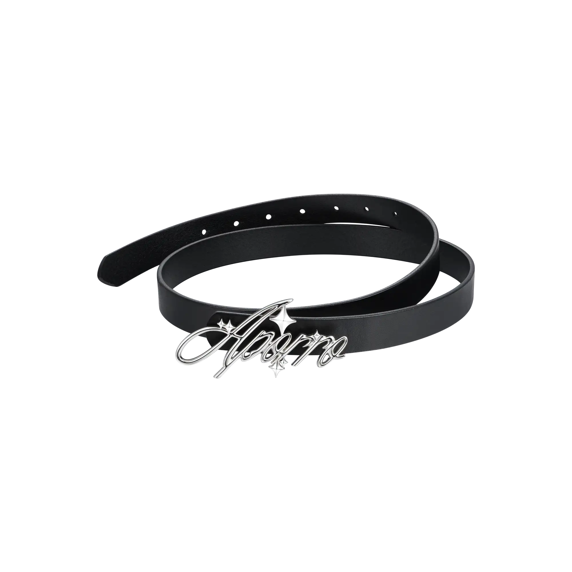 APORRO Holiday Script Gold Belt
