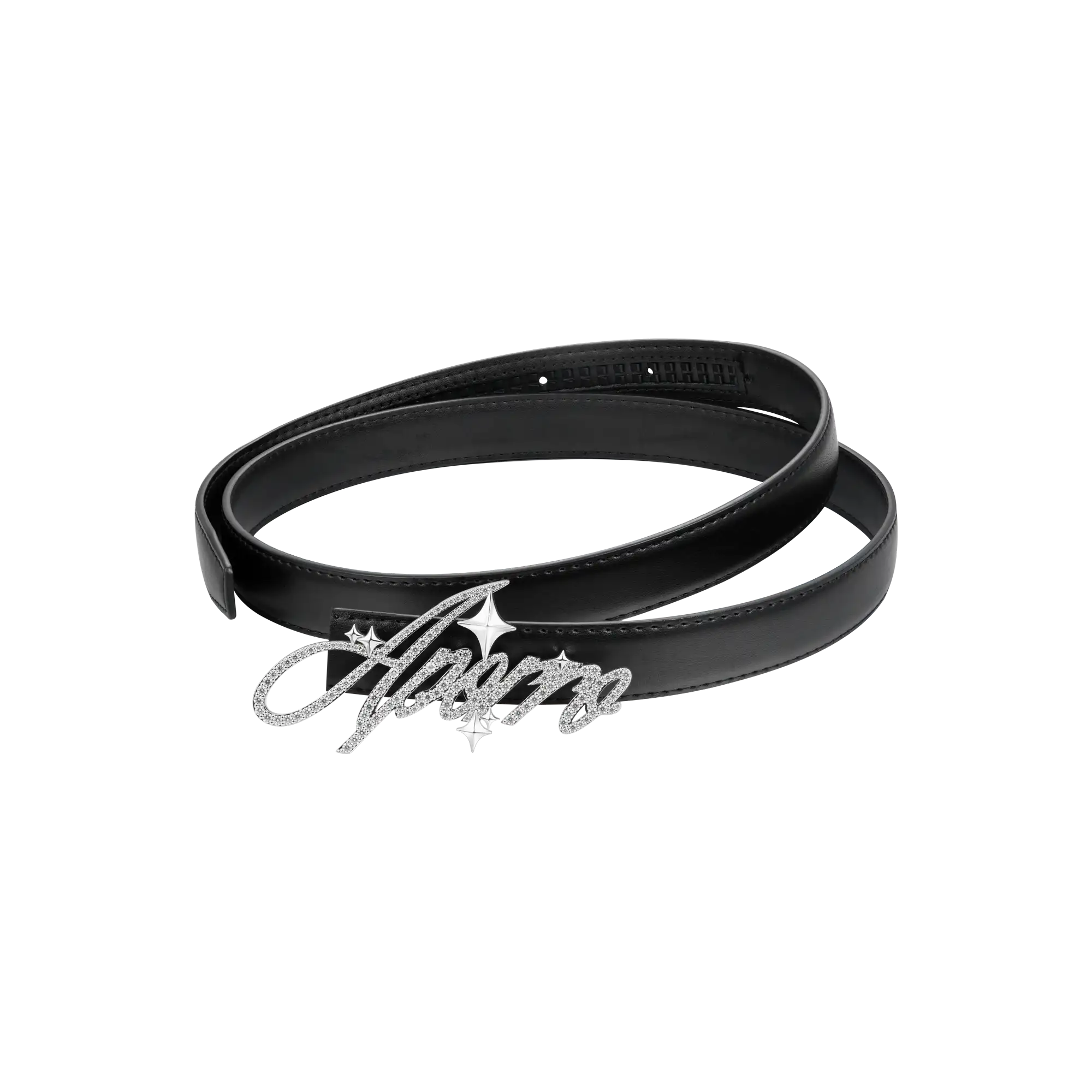 APORRO Holiday Script Iced Belt